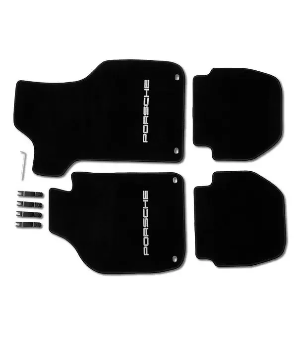 Floor mats in Black for left-hand-drive vehicles for Porsche 911 ...