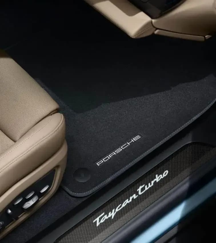 Floor mats with Nubuck surround - Taycan 1