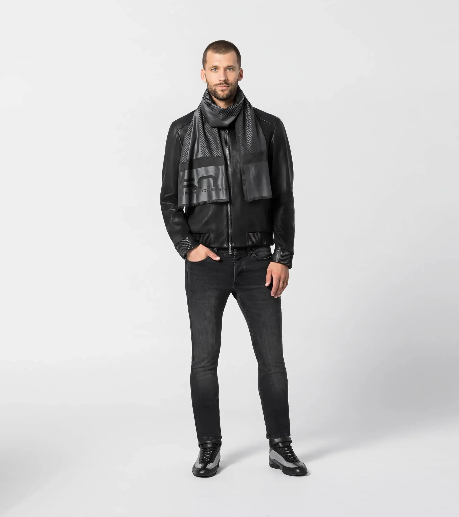 50Y Chequered Flag Scarf 6