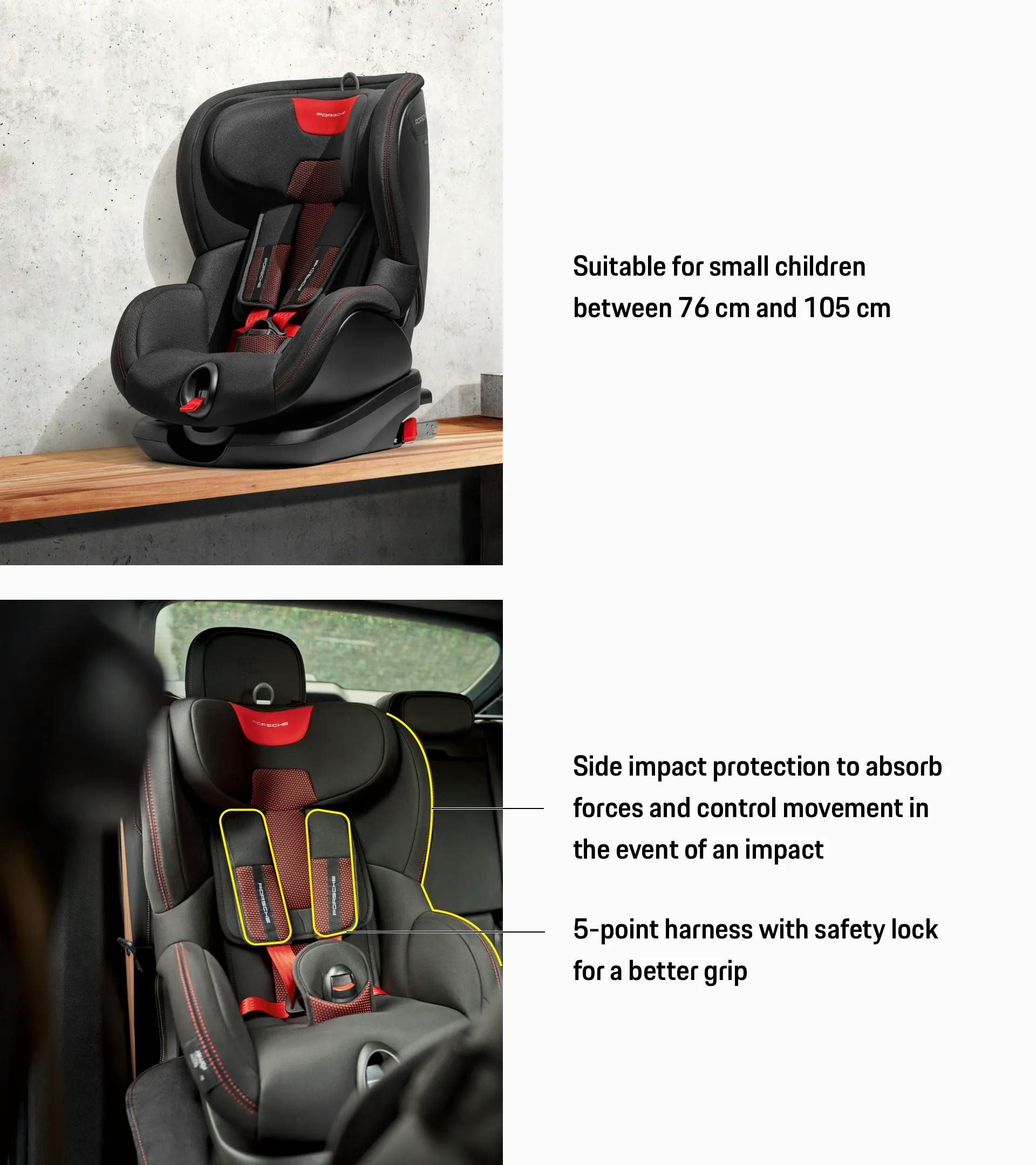 Kindersitz-Unterlage Basic fürs Auto, 3 Netztaschen, Isofix