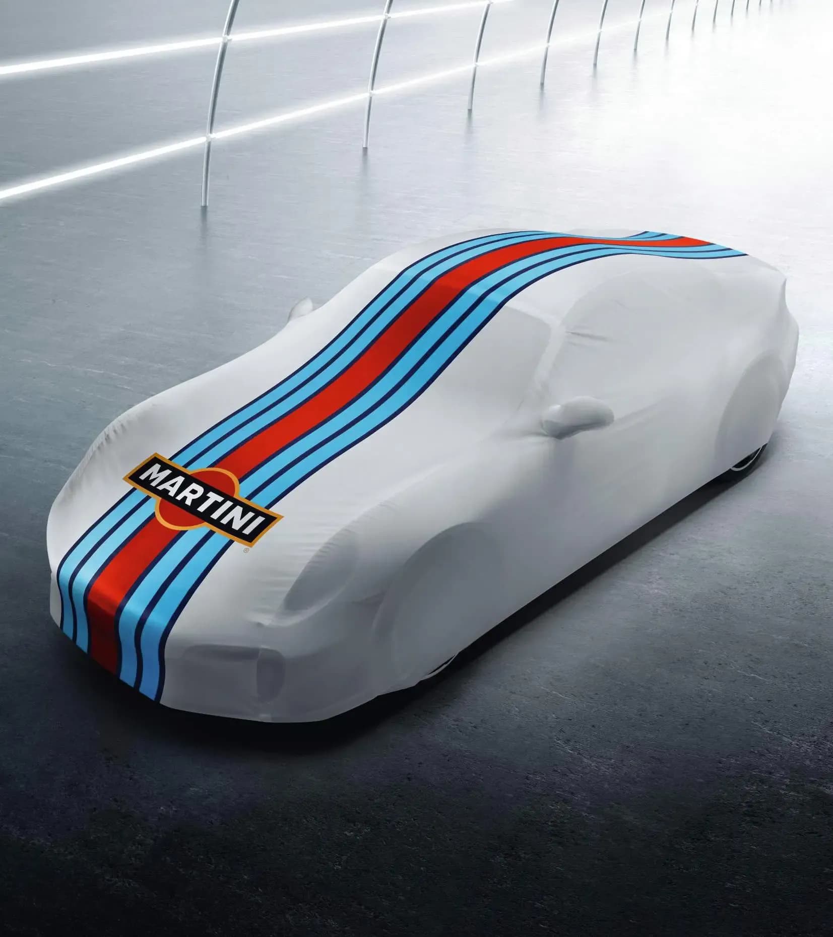 Indoor car cover in Martini Racing Design - 911 3