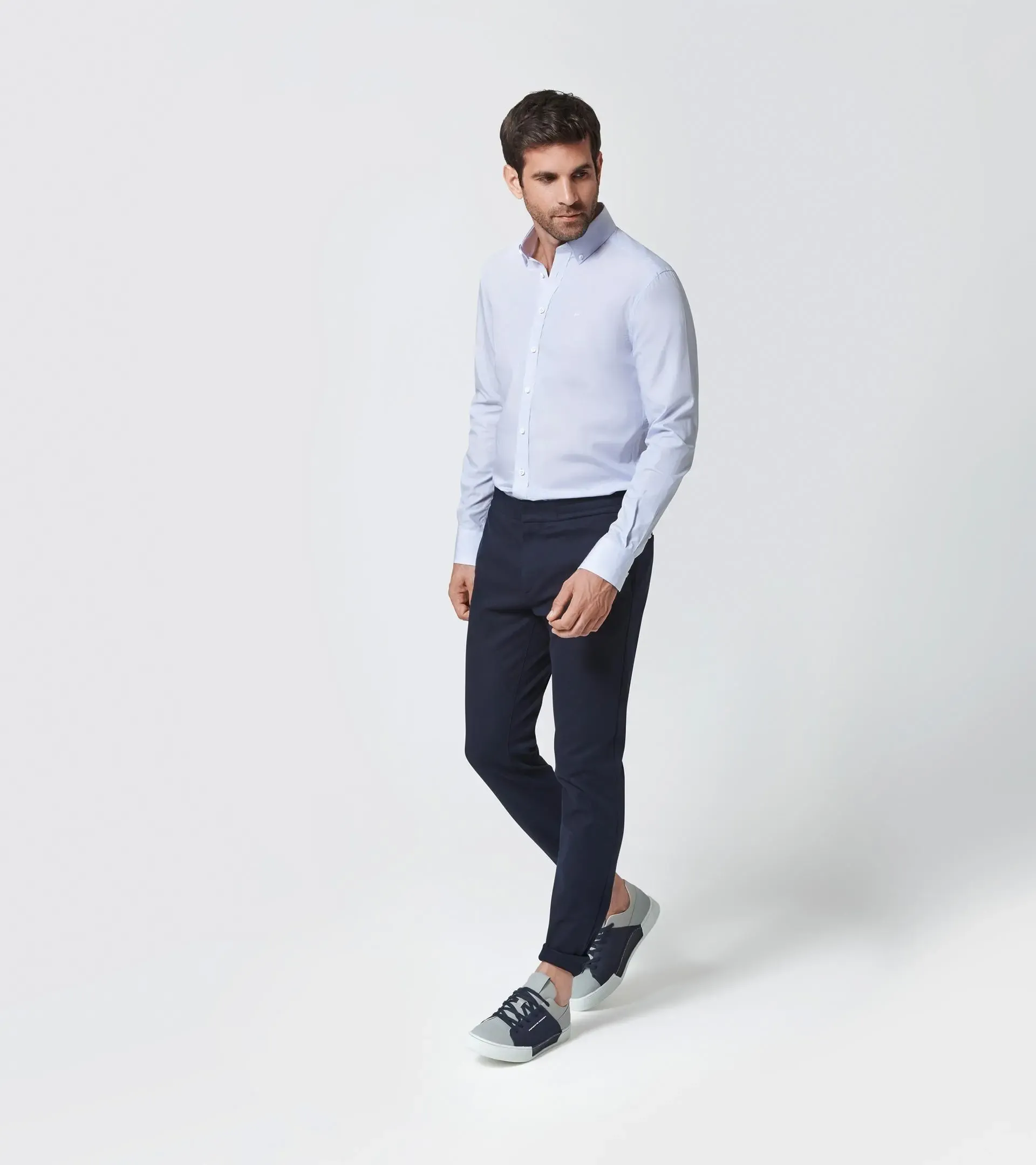 Iconica button down rigata 4