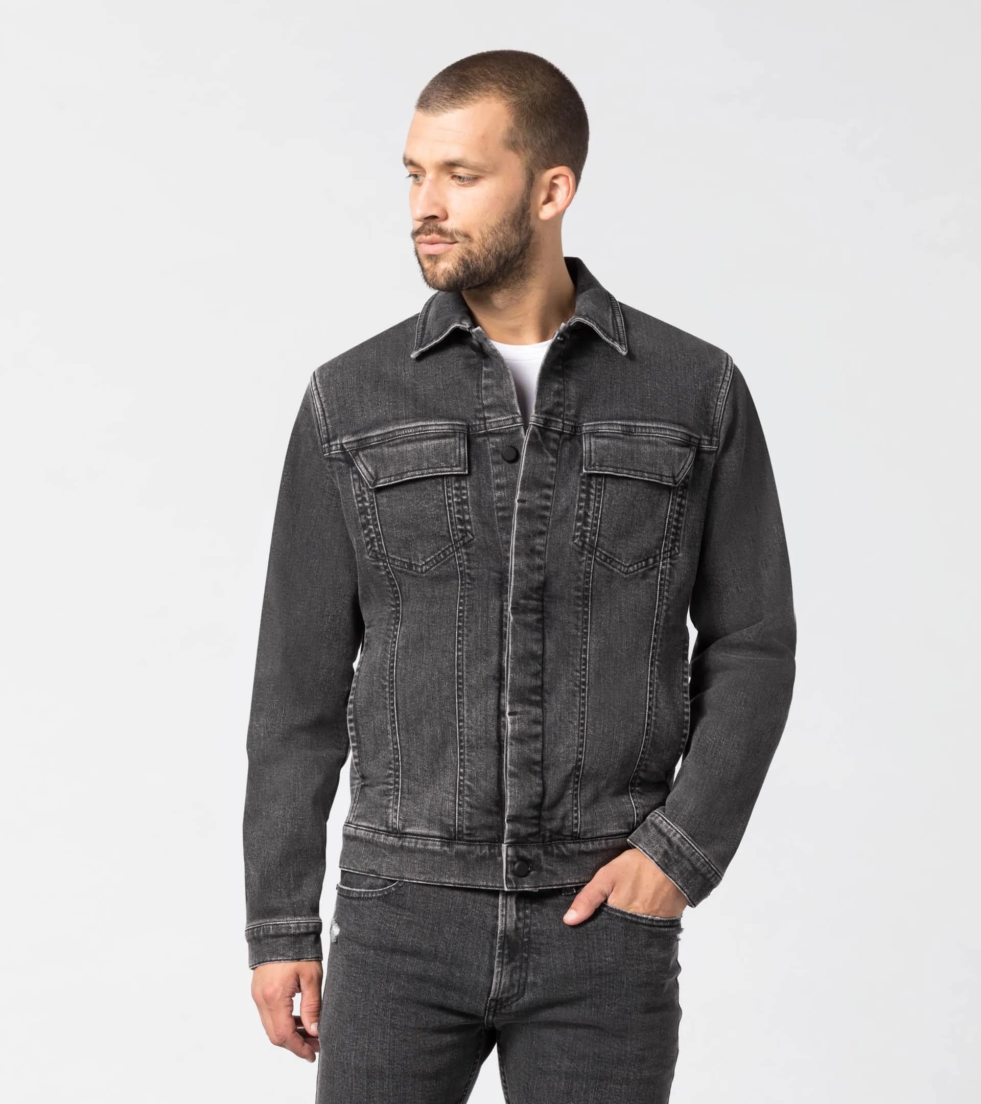 Grey jacket outlet jeans