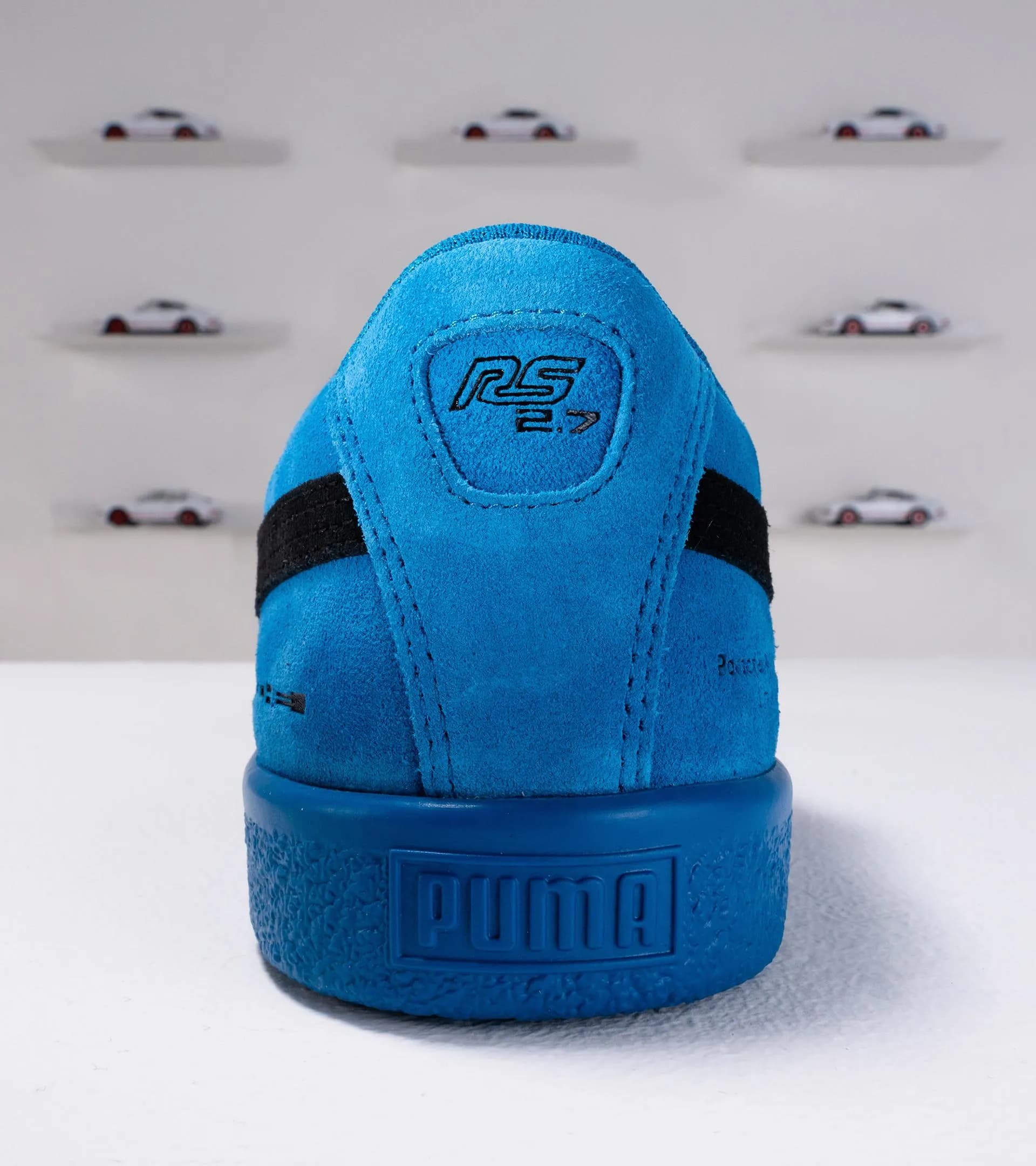 Puma suede blue on sale yellow