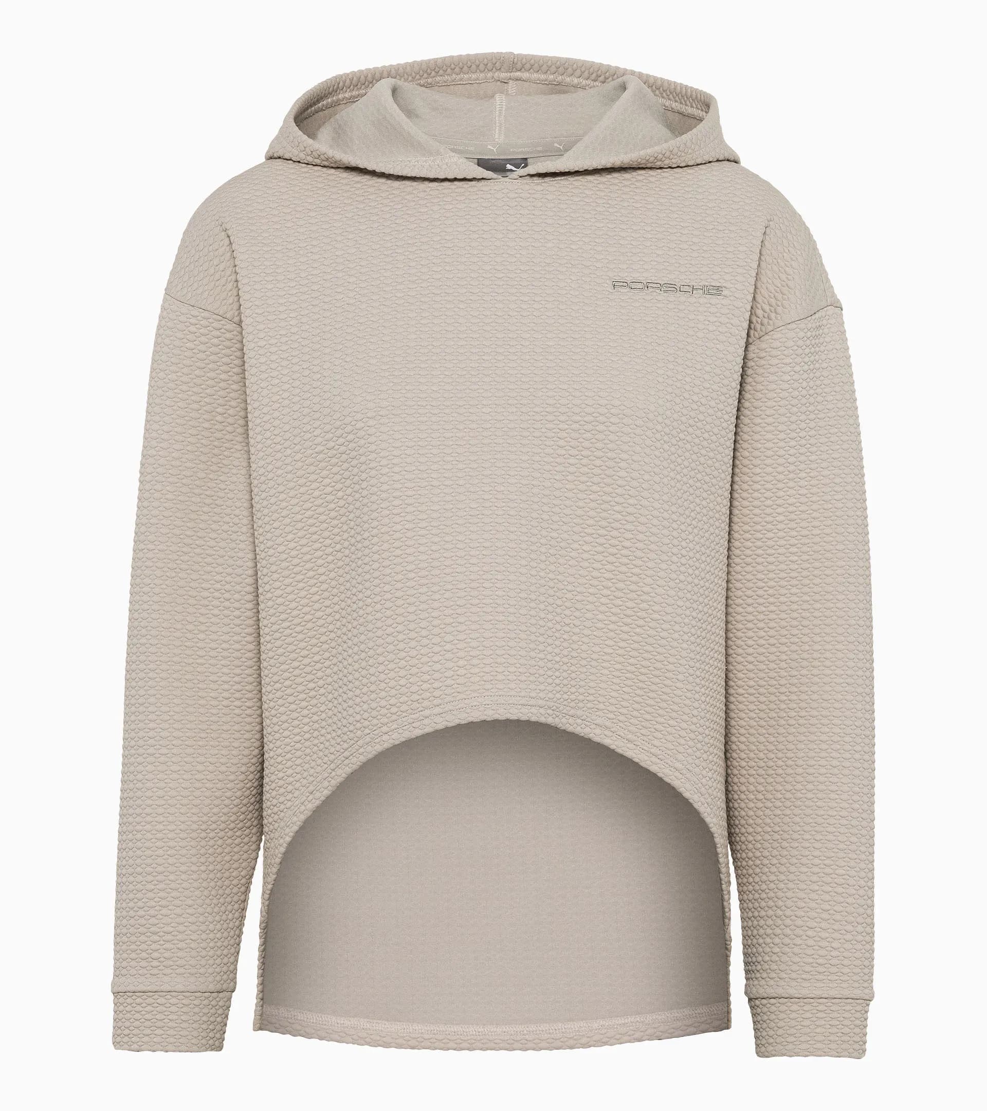 Sudadera con capucha texturizada para mujer – Colección Yoga Capsule 1