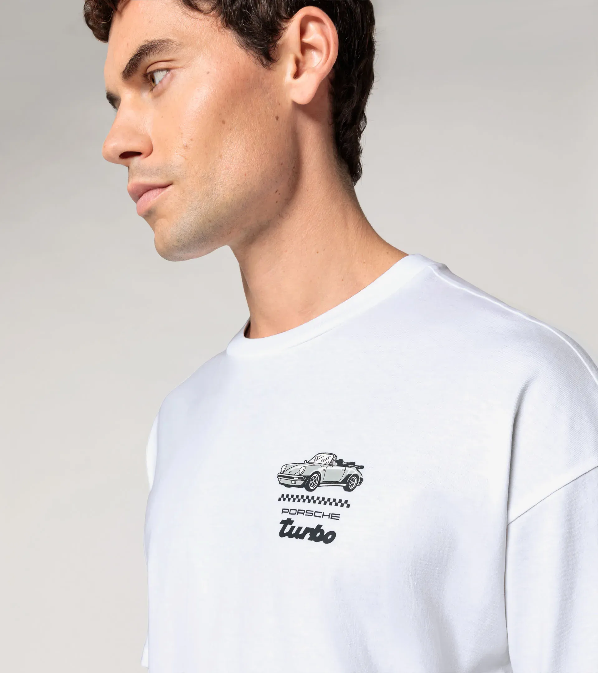 Porsche Turbo Club Back Print Graphic T-Shirt – Porsche Turbo  3