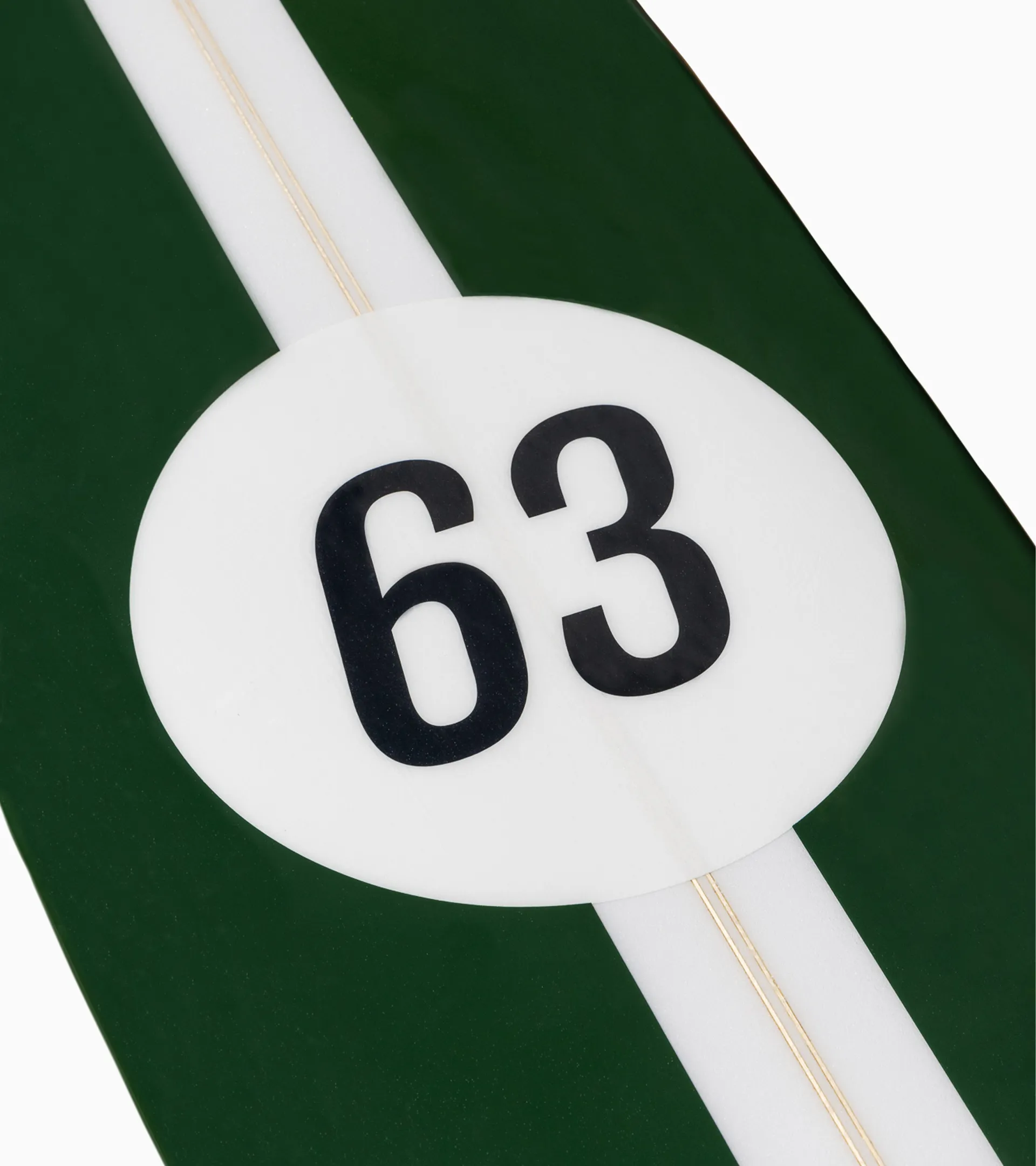 Custom-made Porsche x Almond The Surf Thumb Surfboard (9' 11") 2