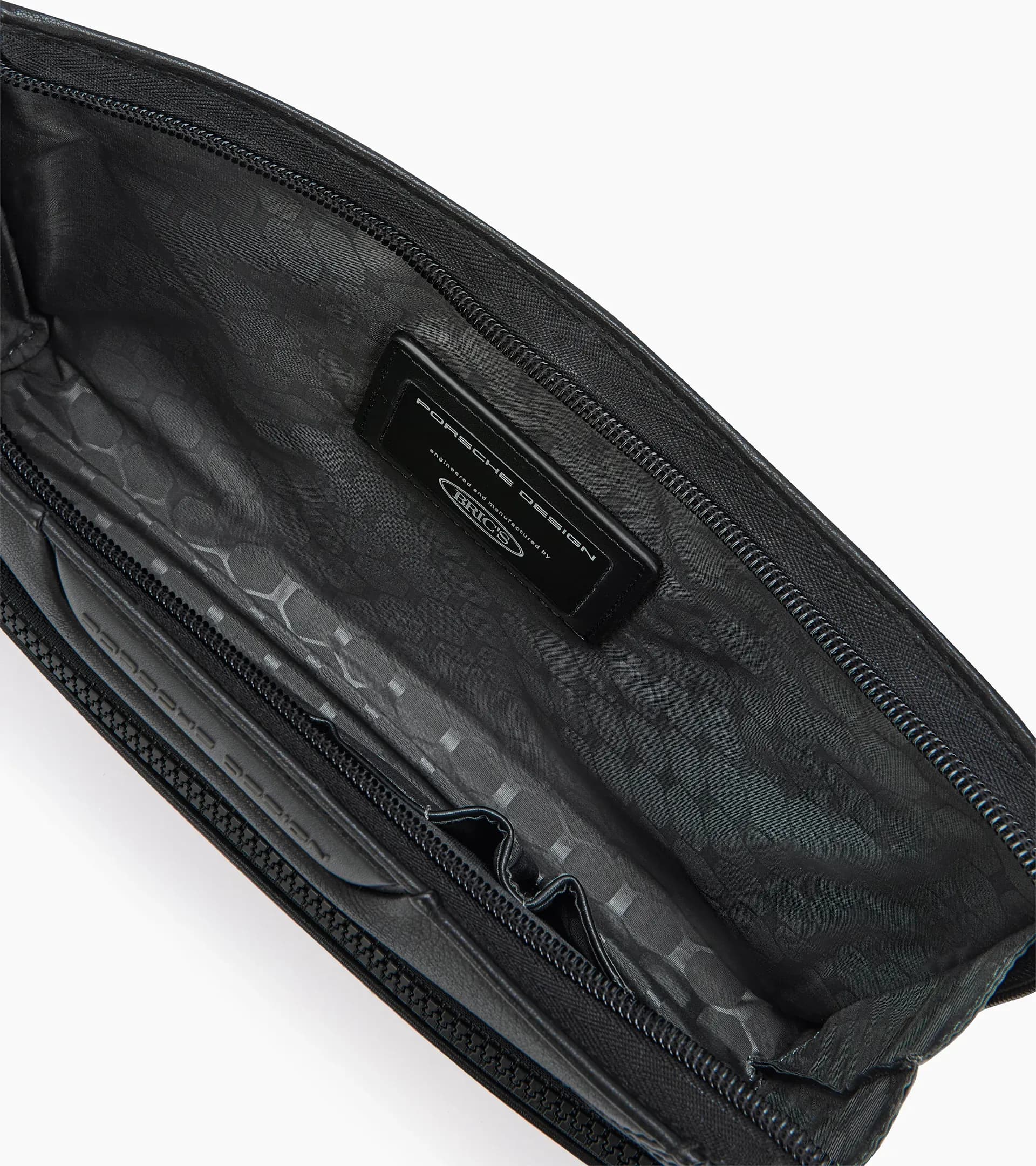 Roadster Leather Clutch Bag Front Pocket 6