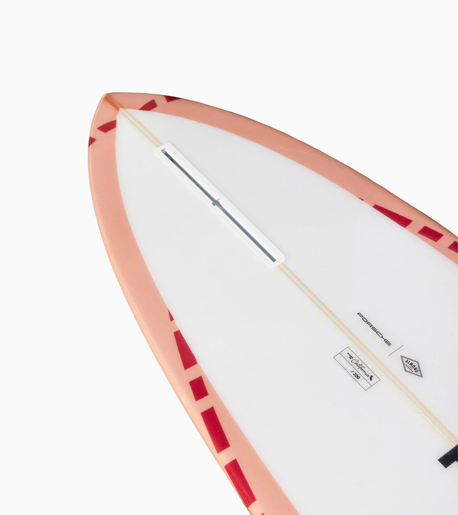 Custom-made Porsche x Almond Cash-Yew II Surfboard (7' 10") 3