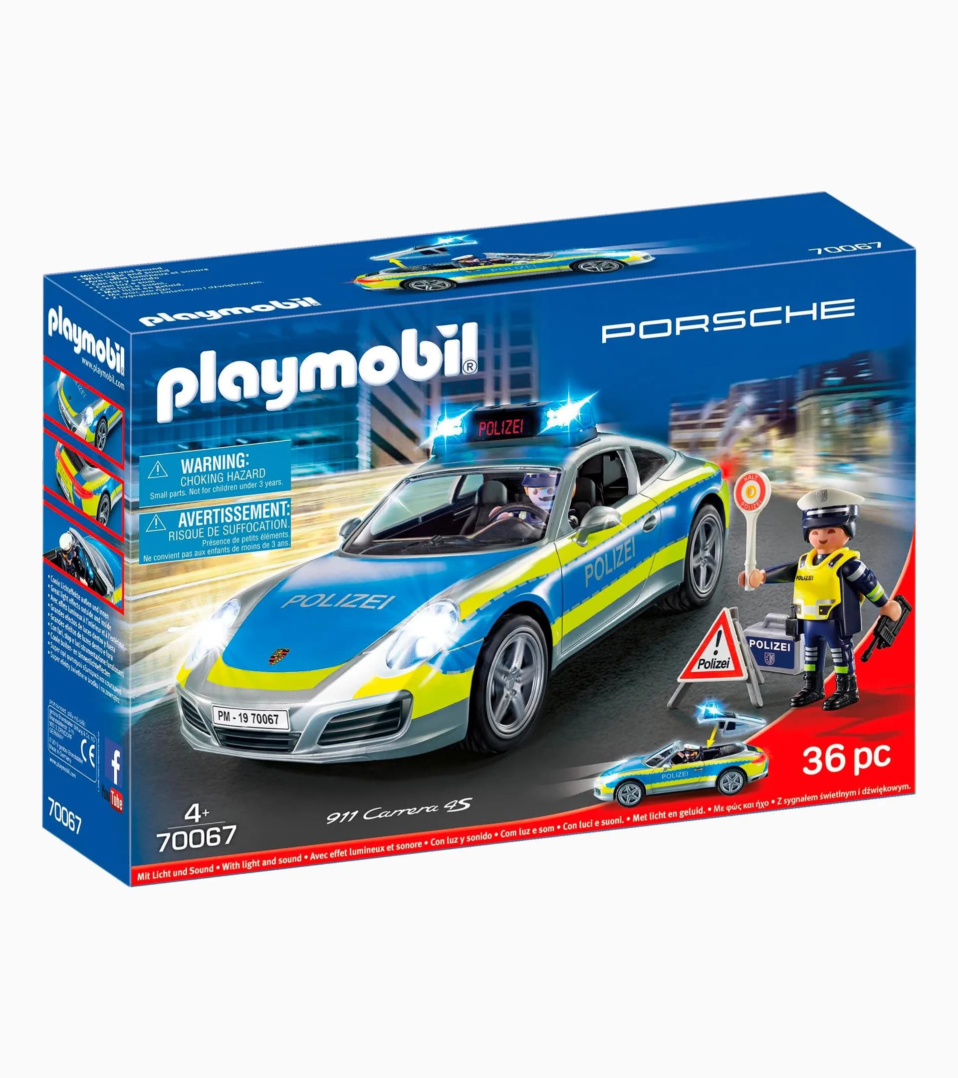 Set de juego de PLAYMOBIL Polic a PORSCHE SHOP