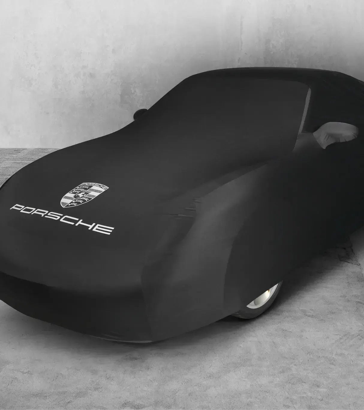 Black car cover for Porsche 996 without aero kit