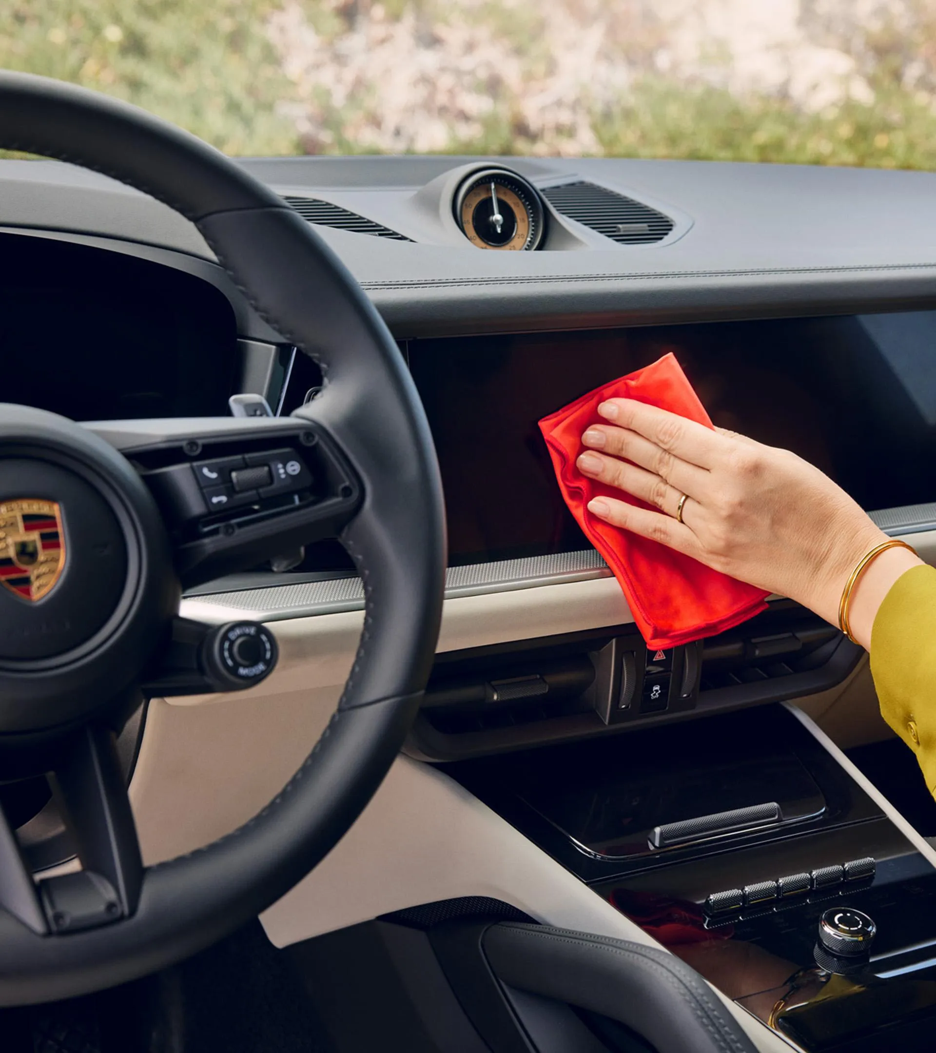 Microfibre cleaning cloth PORSCHE SHOP