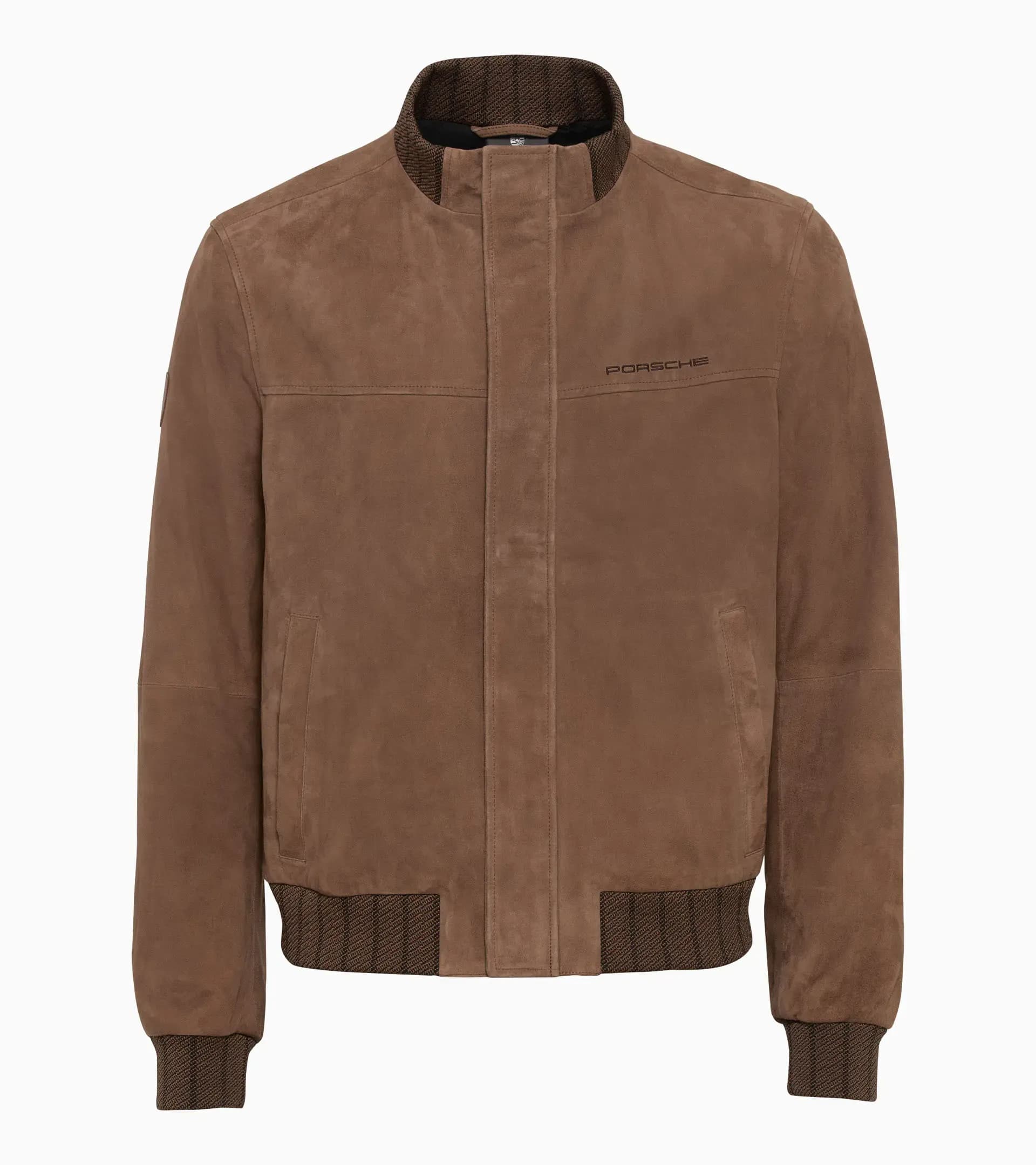 Leather fleece cheap jacket