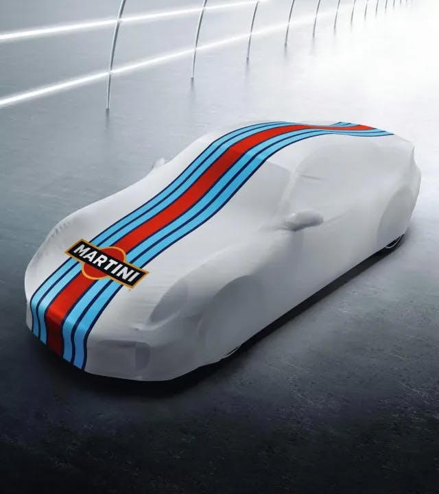 Housse de protection voiture pour l’intérieur, design Martini Racing - 911