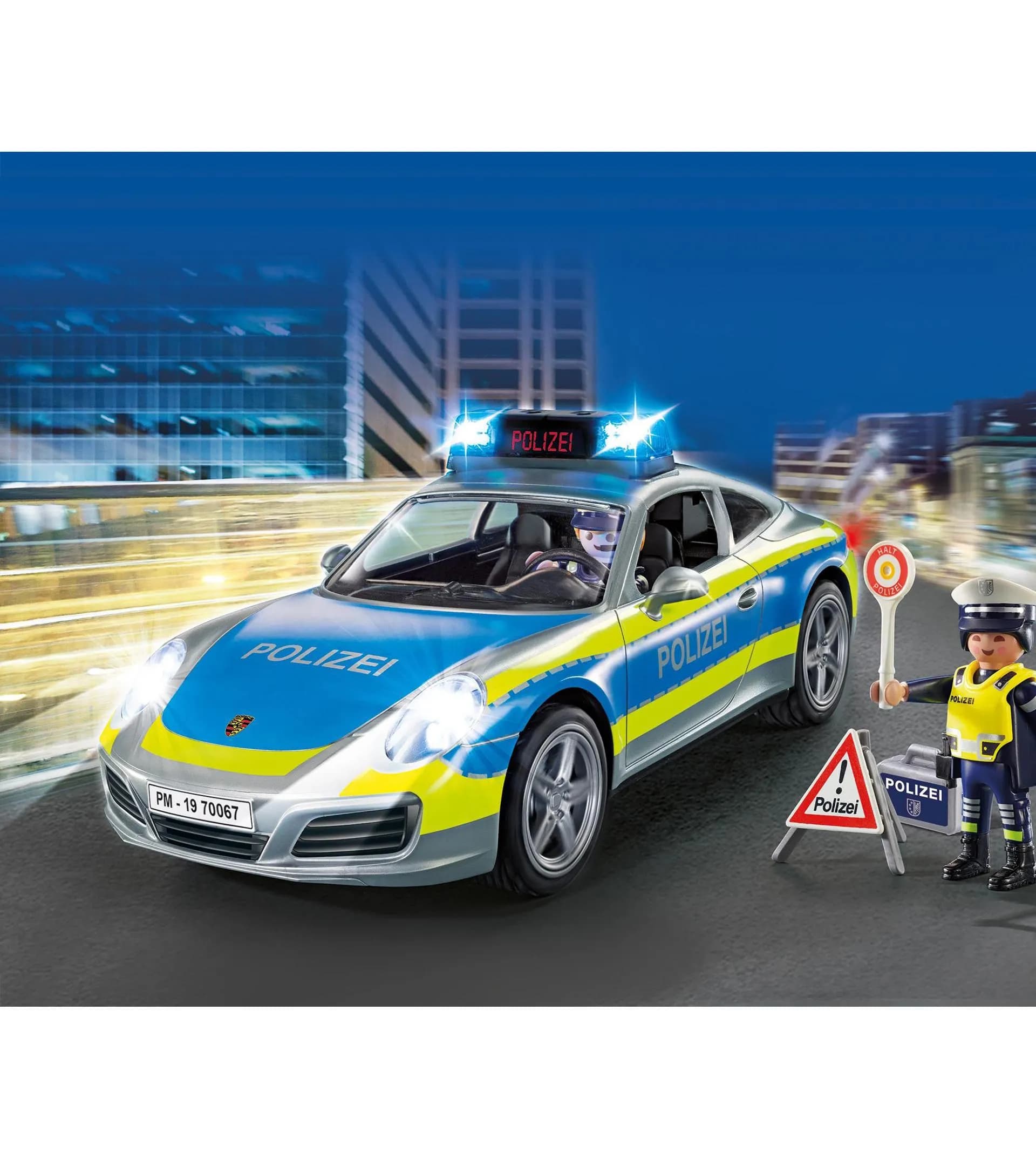 Auto de police playmobil enfants kids voiture