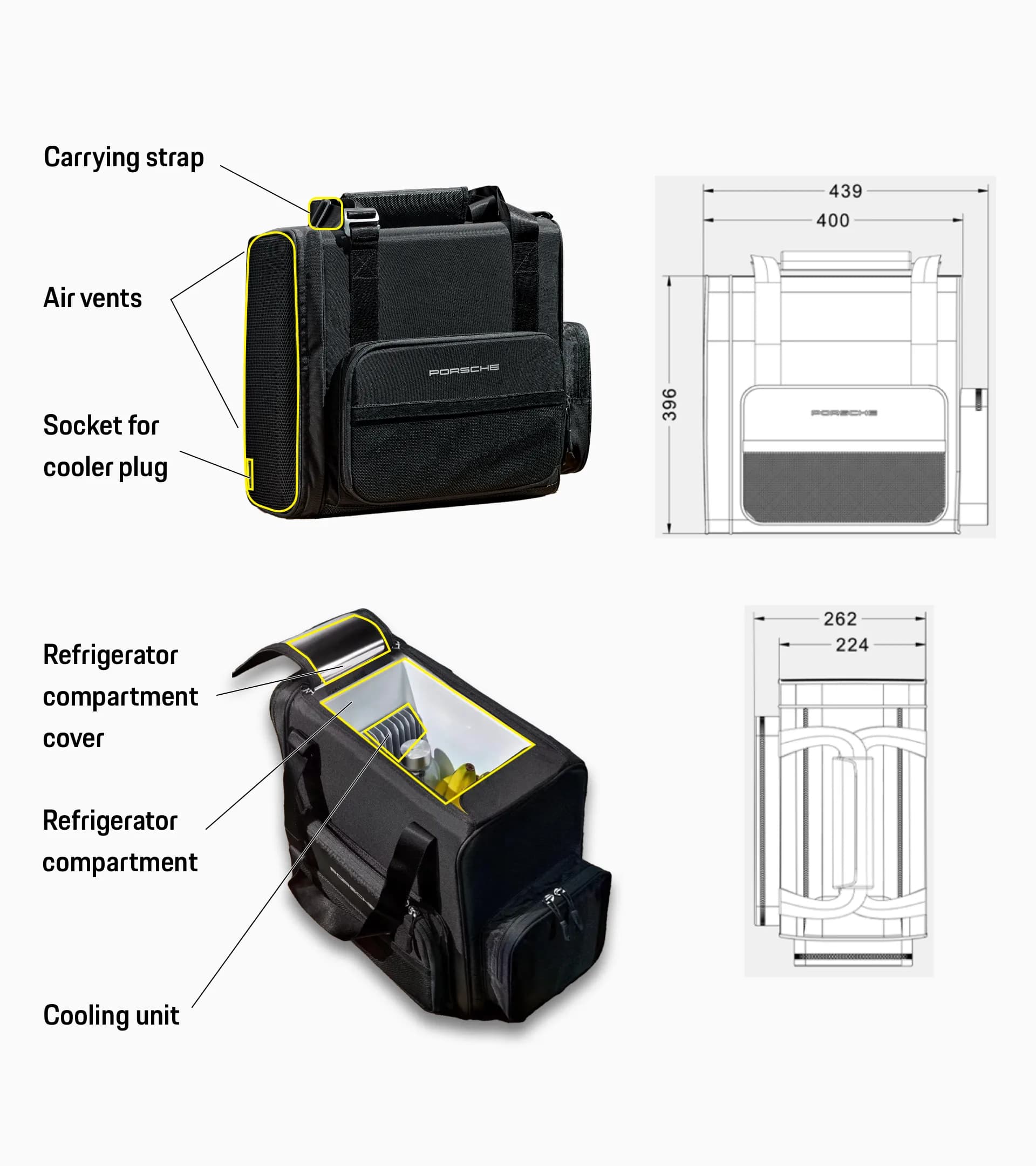 Kühltasche elektrisch, 12 Liter, 12 V / Neu / Macan