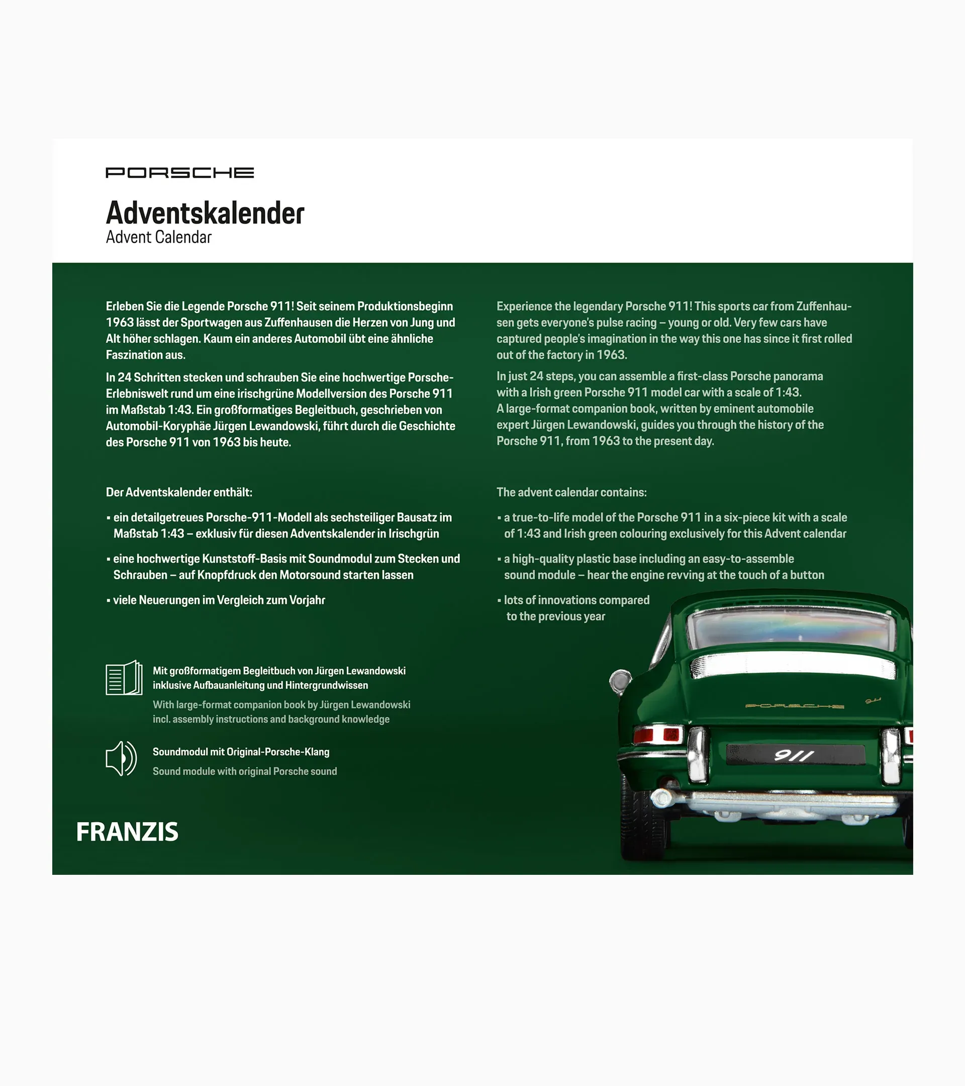 Porsche 911 advent calendar 5
