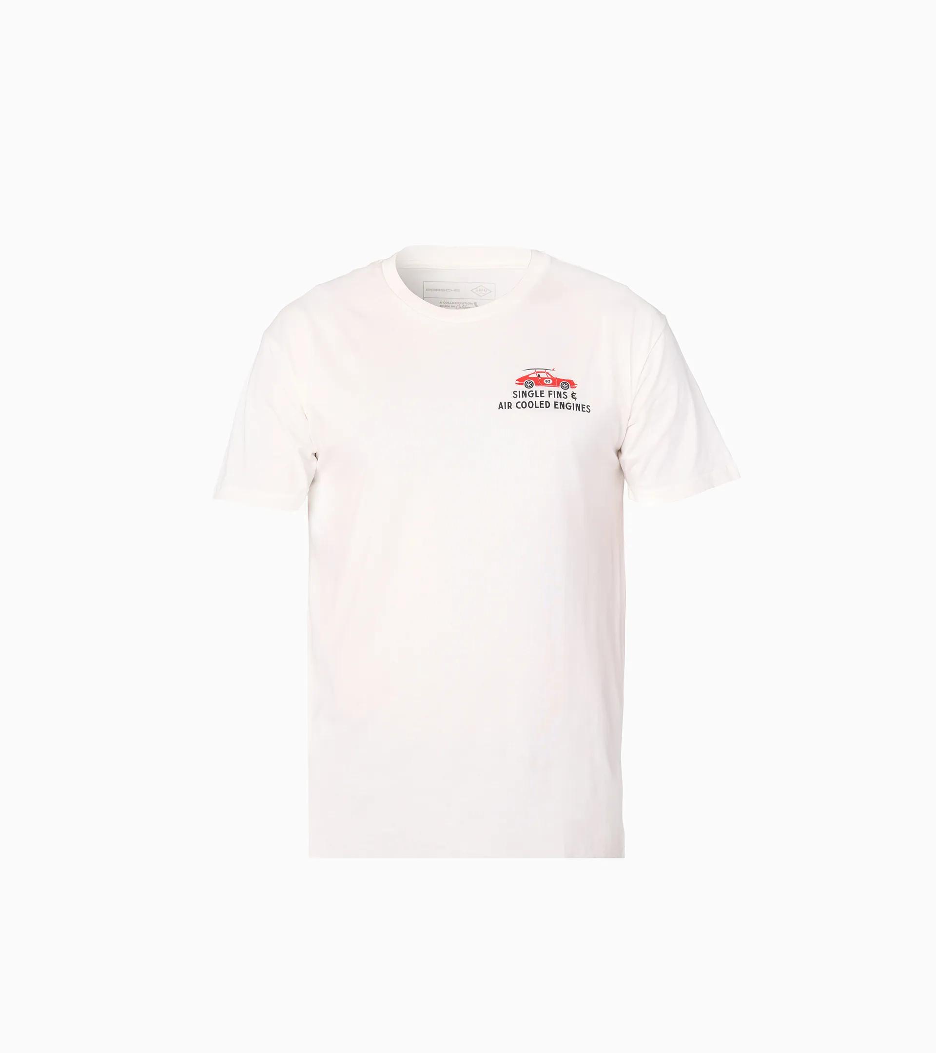 Porsche x Almond T-shirt "Single Fins & Air Cooled Engines"