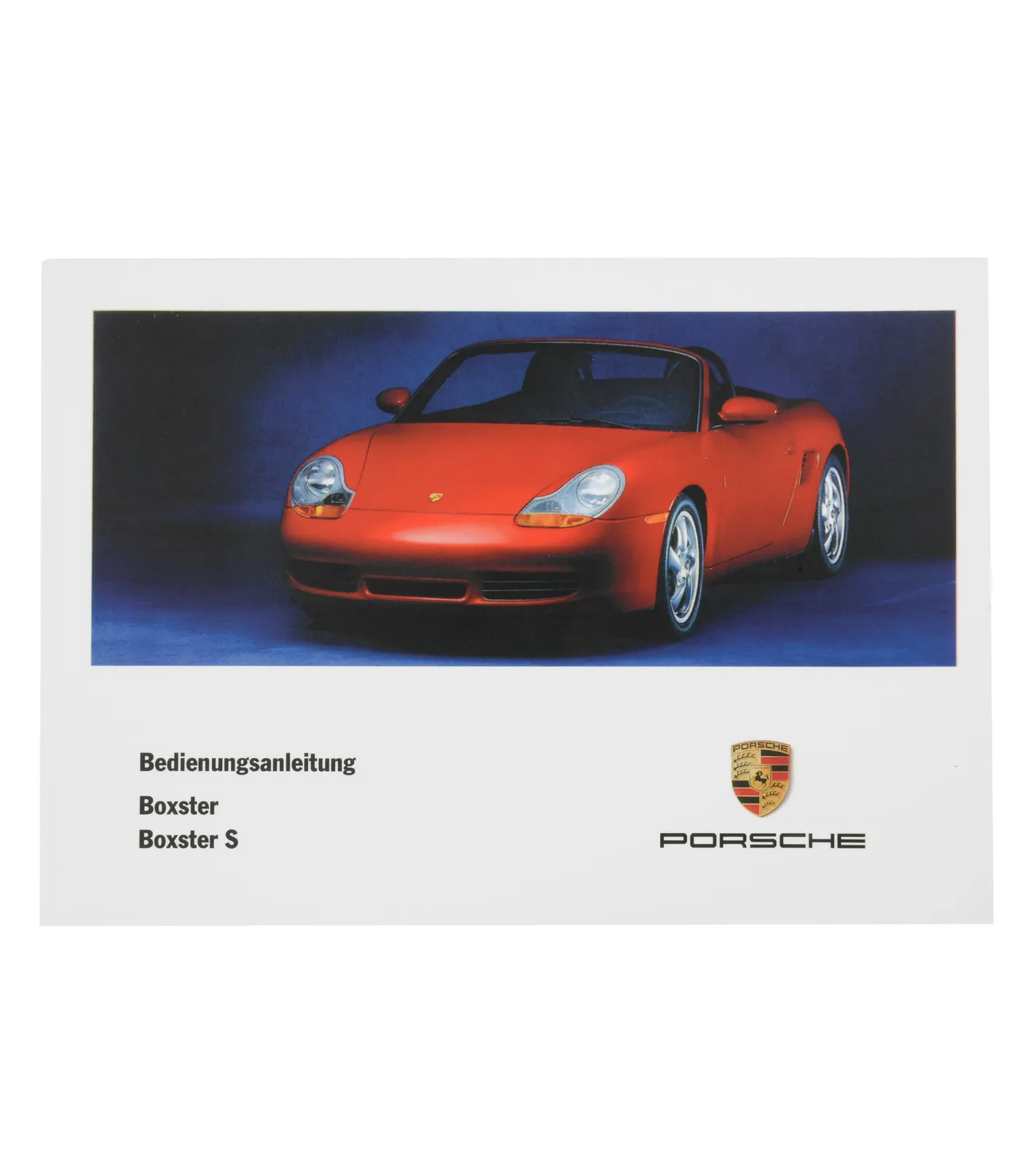 Gebruiksaanwijzing Boxster (986) 1