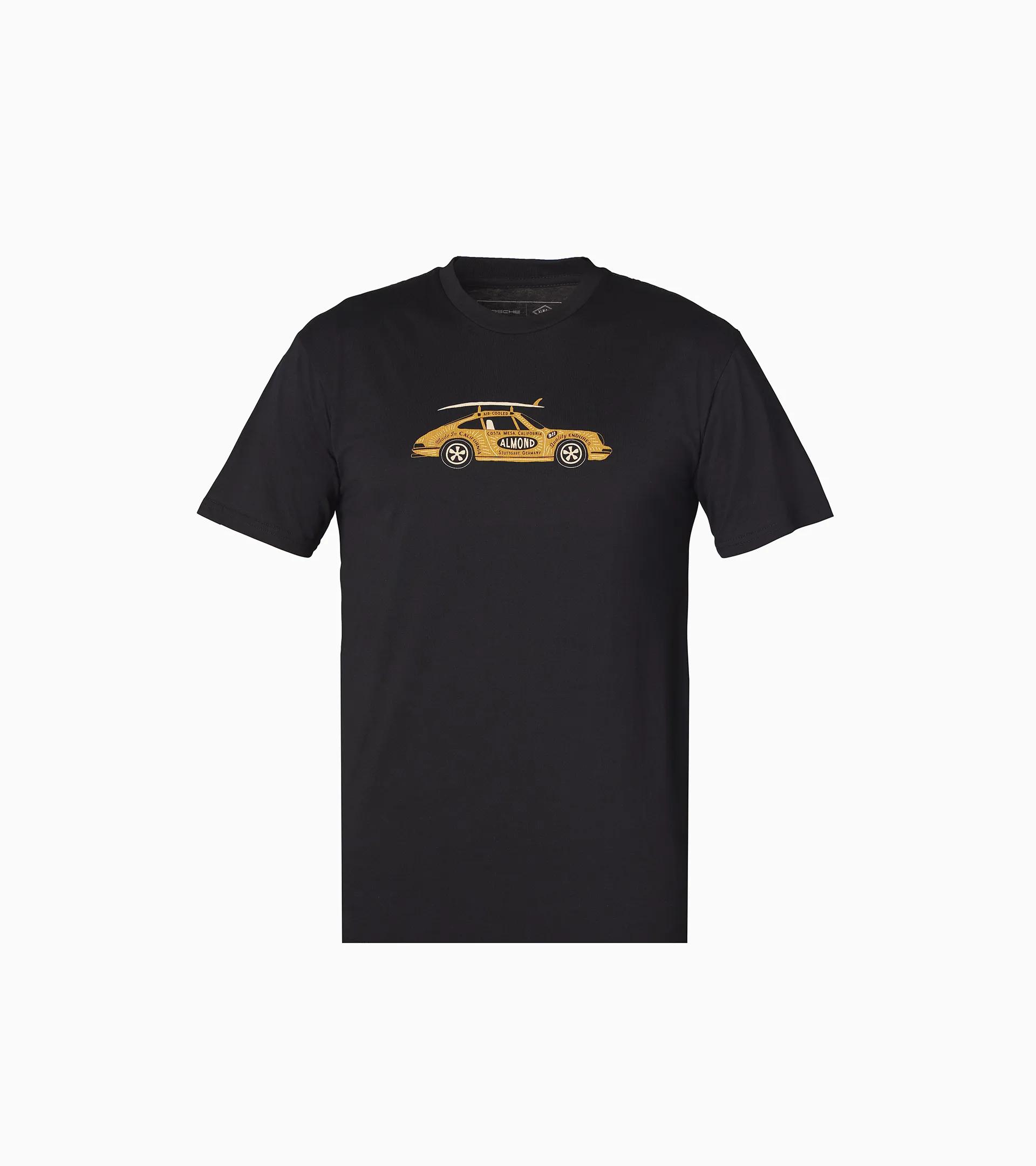 Porsche x Almond T-shirt "Single Fins & Air Cooled Engines" thumbnail 0