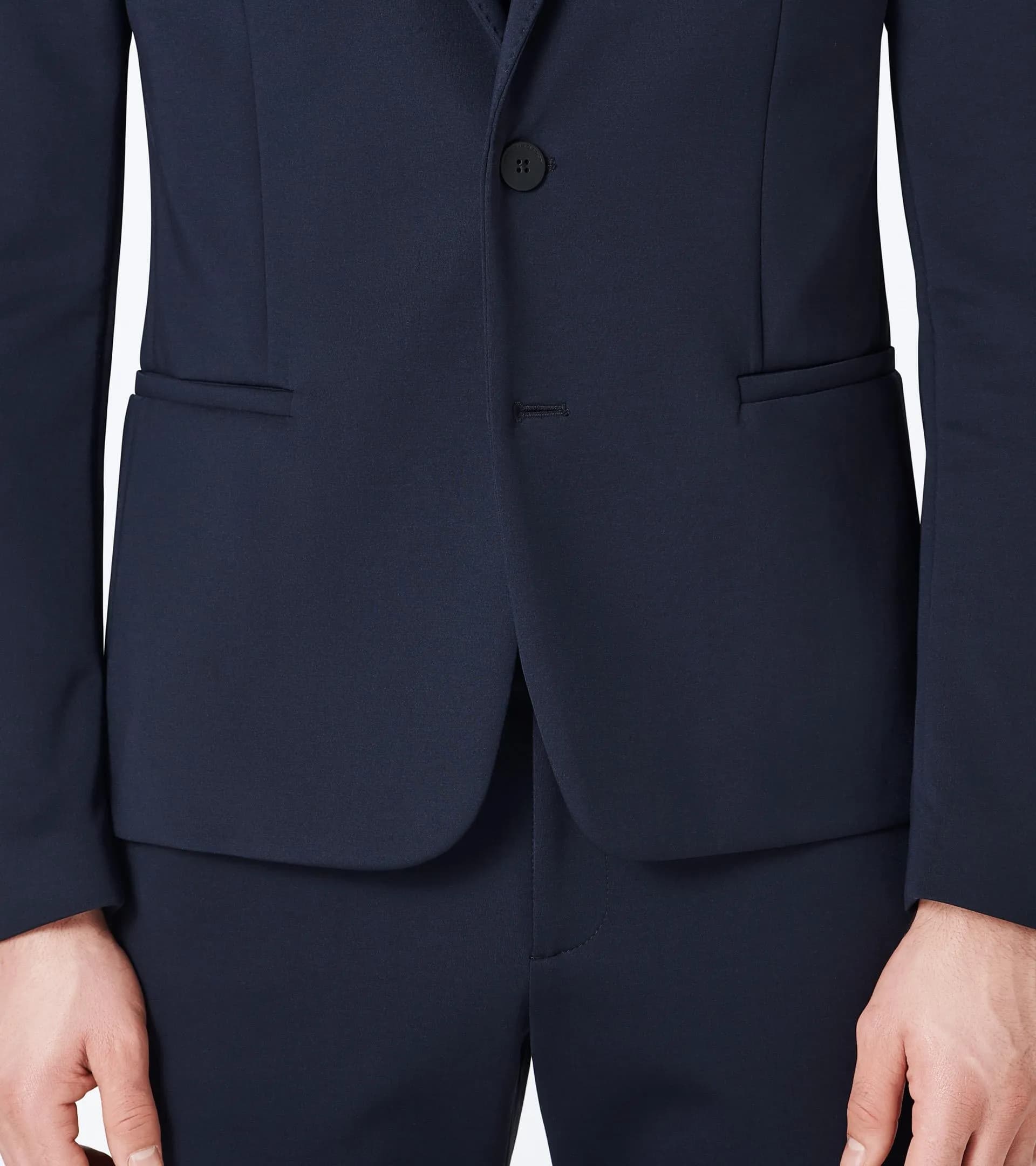 2-Button Bi-Stretch Jersey Blazer 3