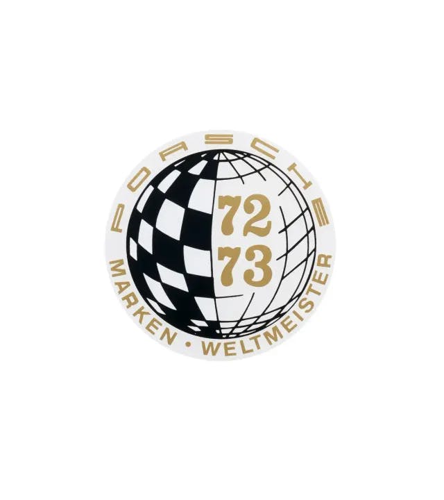 Sticker Brand World Champion