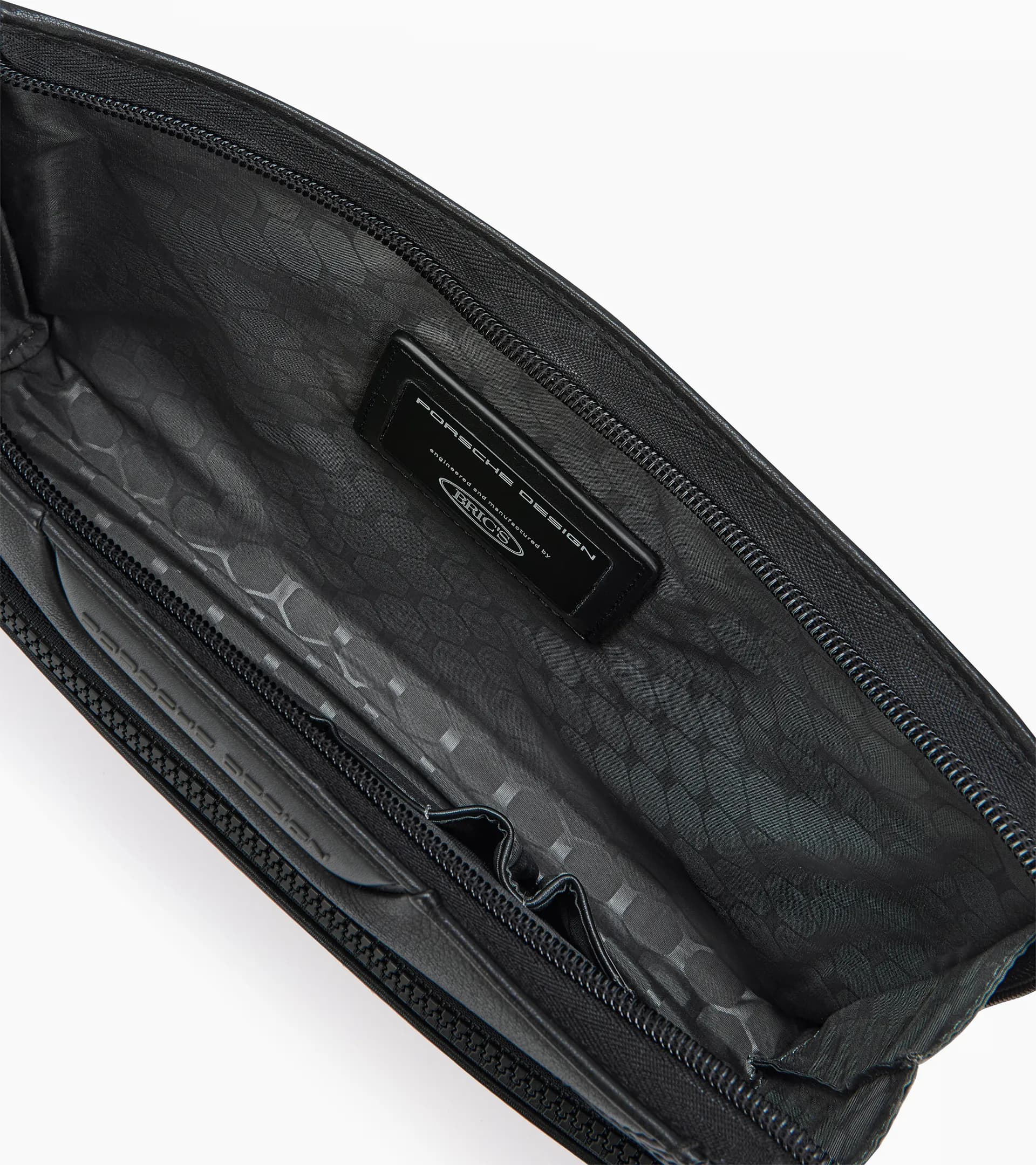 Roadster Leather Clutch Bag Front Pocket 6