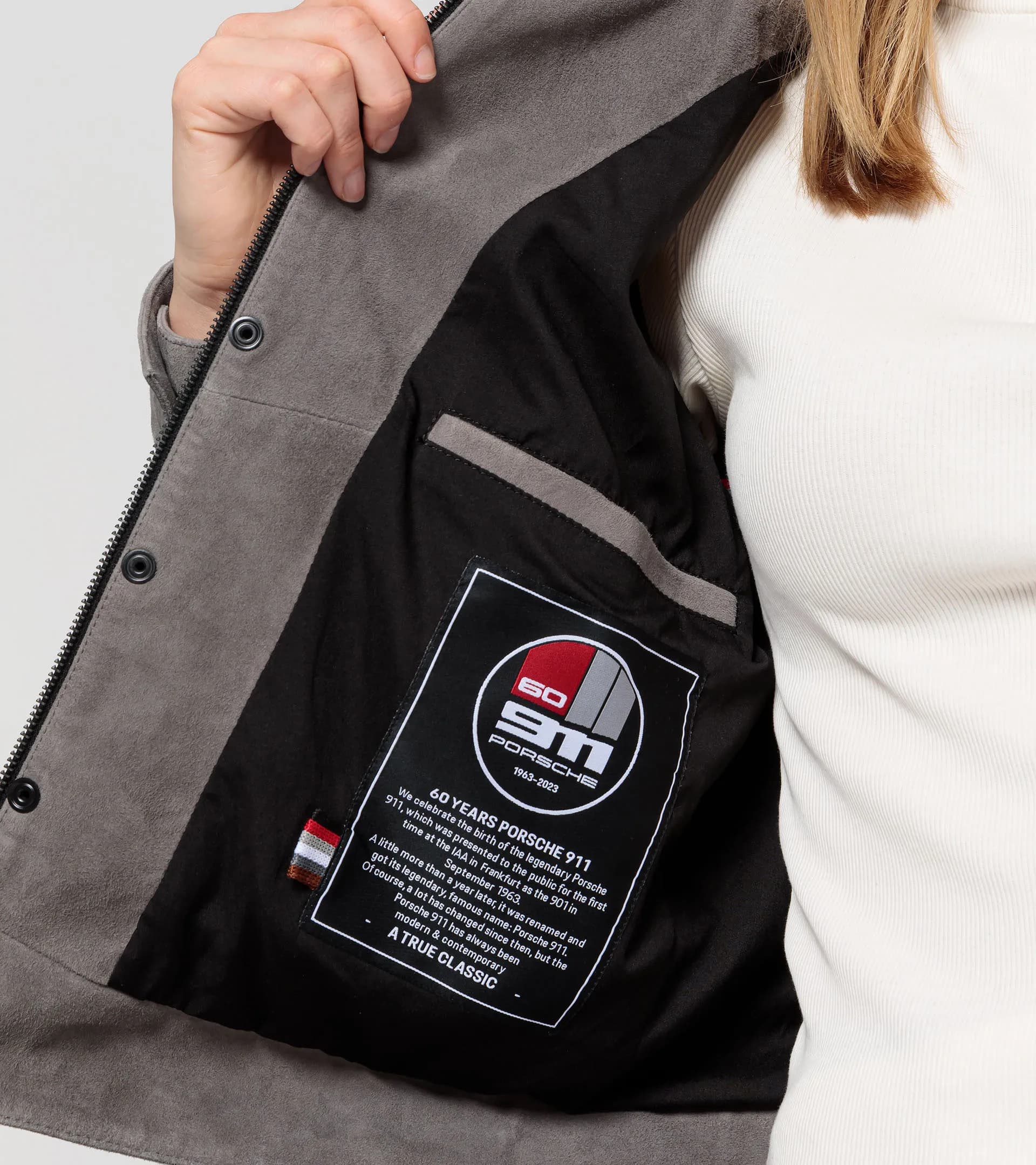 Lederjacke Damen – 60Y Porsche 911 – Limited Edition 3