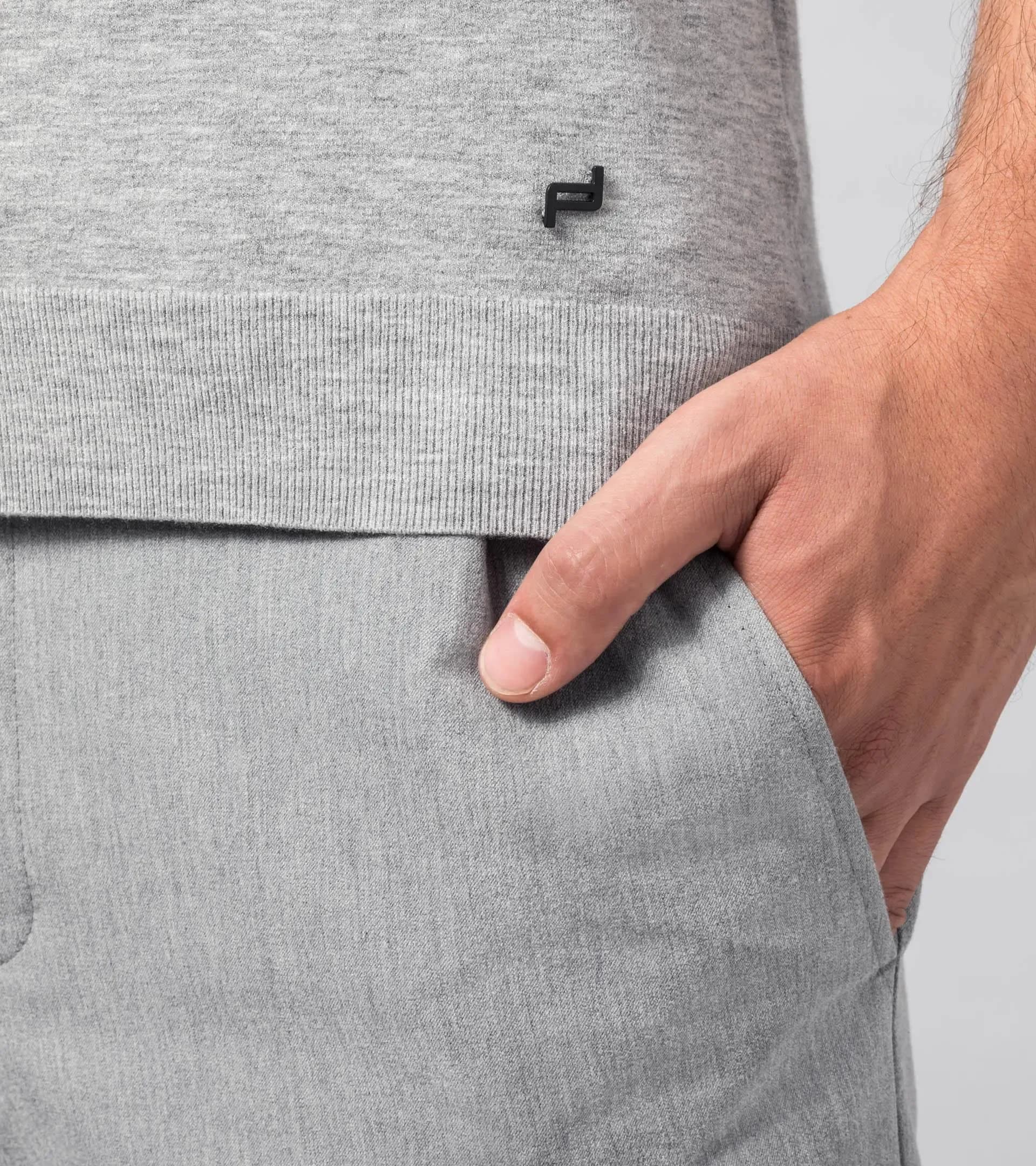 Bi-Colour Structured Knitted Polo 3