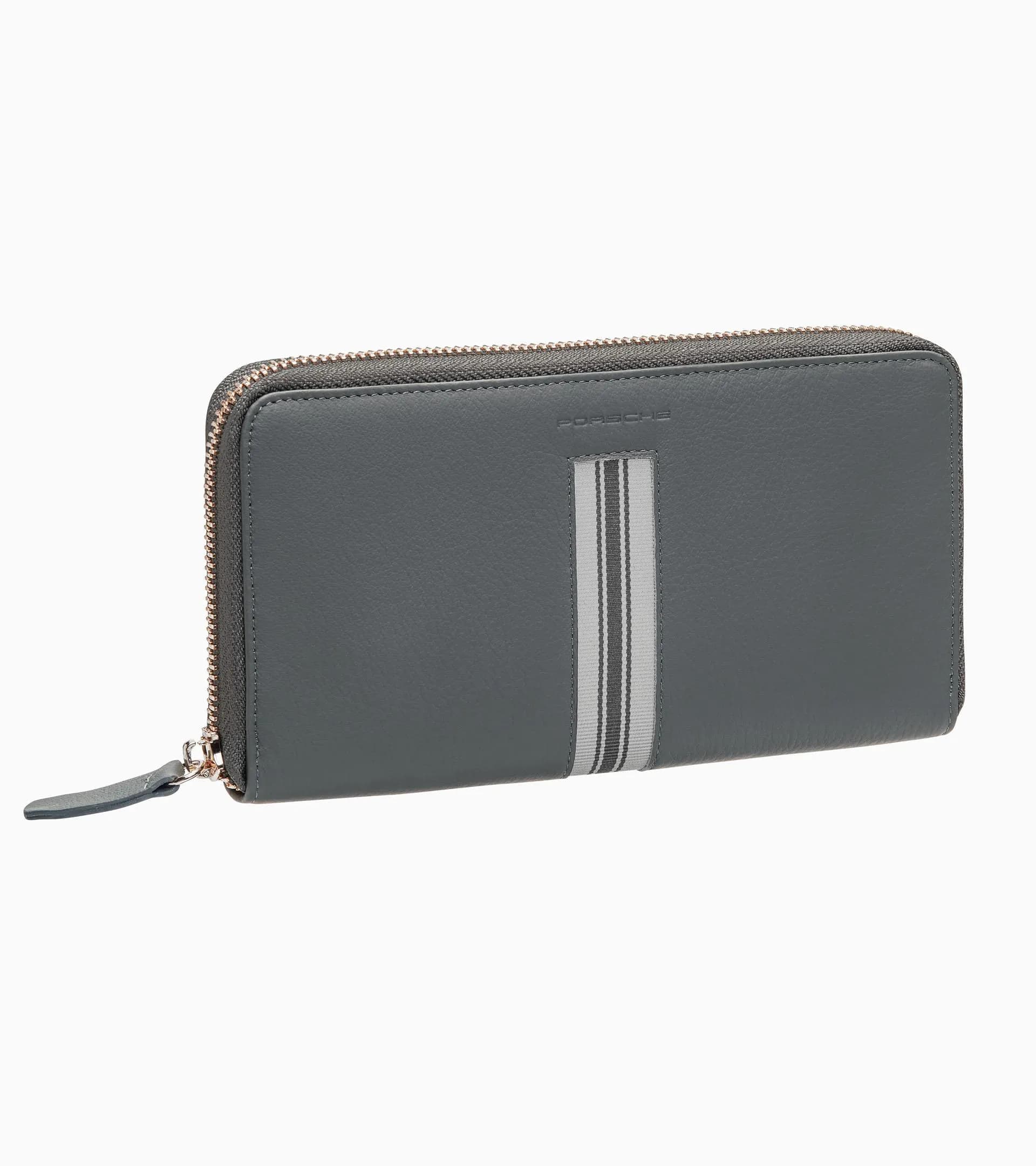 Women's gray hotsell leather wallet