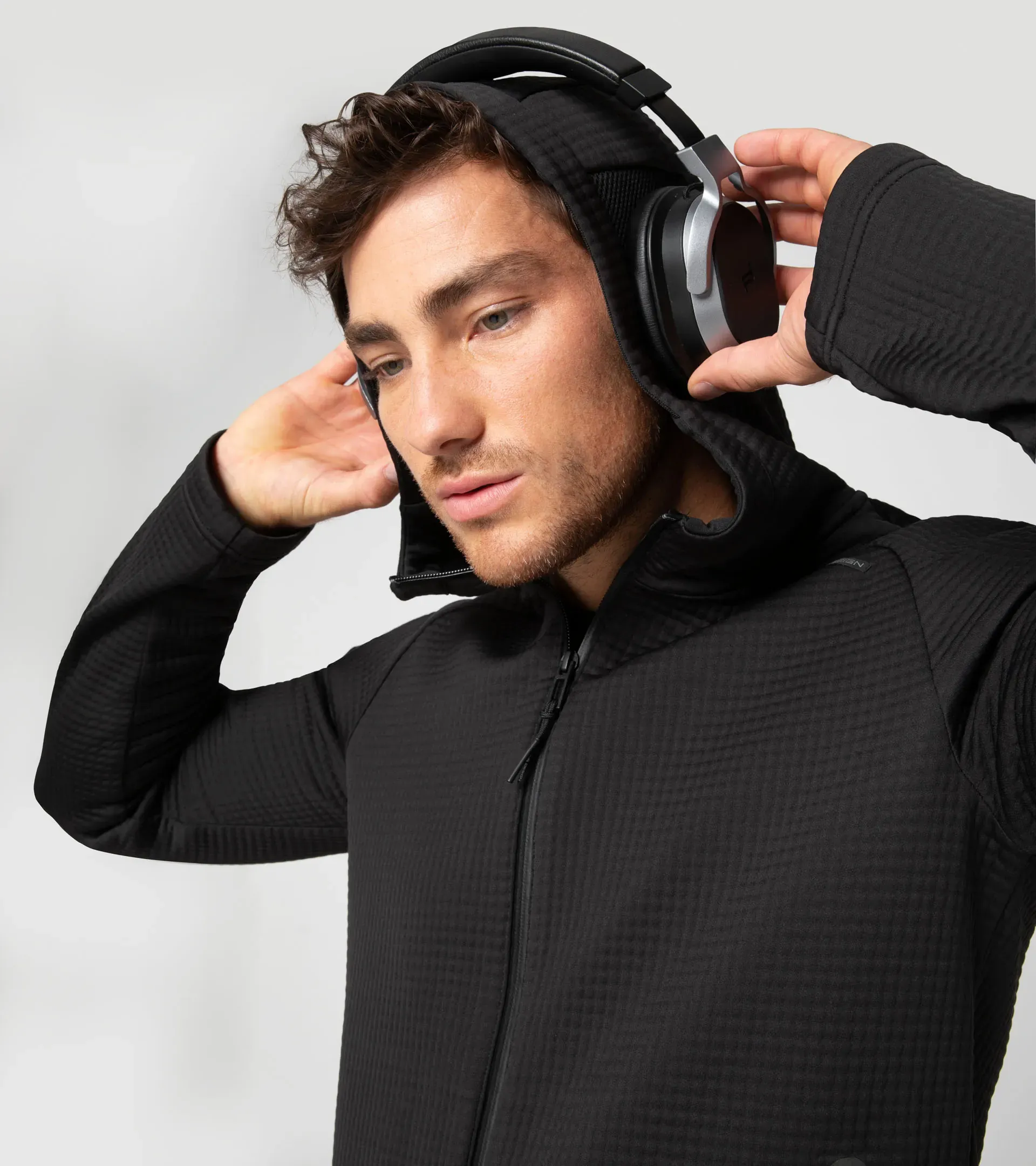 Veste sweat-shirt à capuche 5