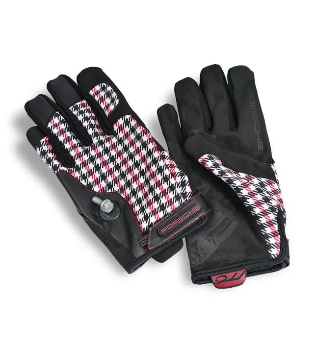 Porsche Classic pepita (red) assembly gloves