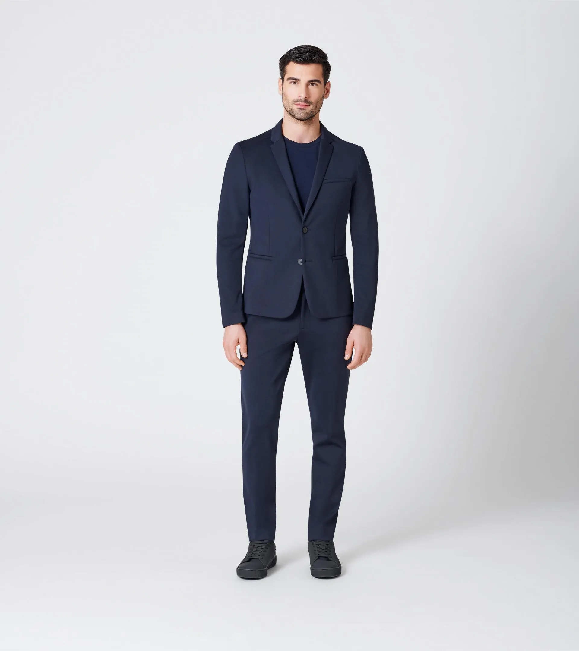 2-Button Bi-Stretch Jersey Blazer 5