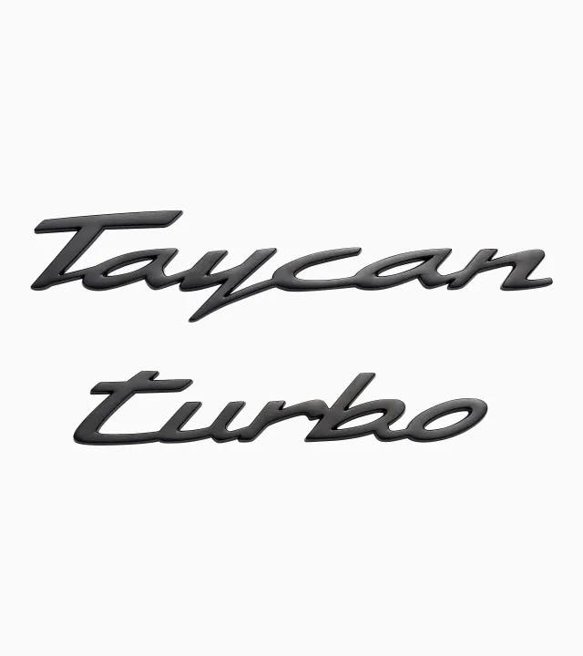 Lot de deux aimants Taycan Turbo 