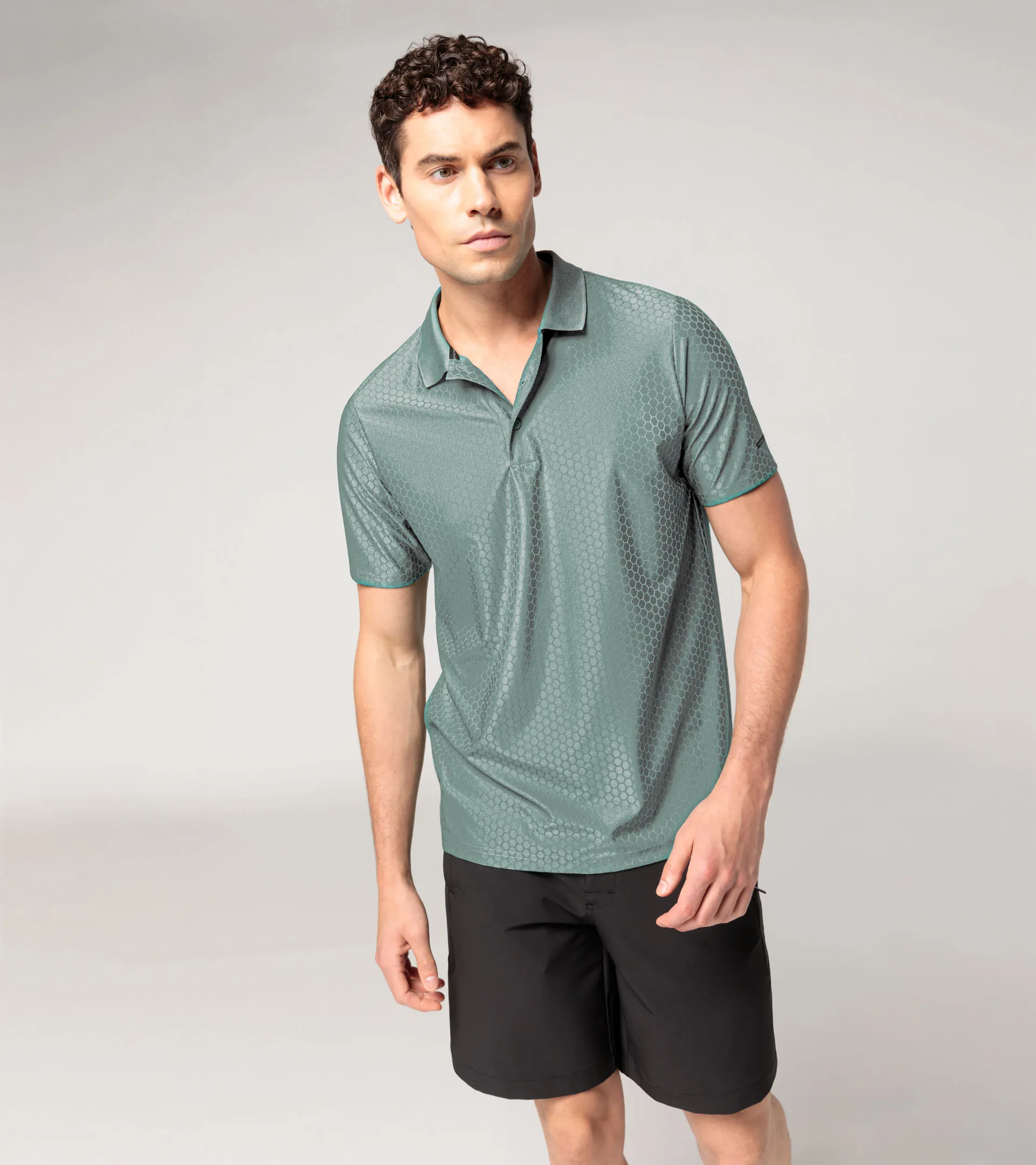 Hexagon polo shirt 6