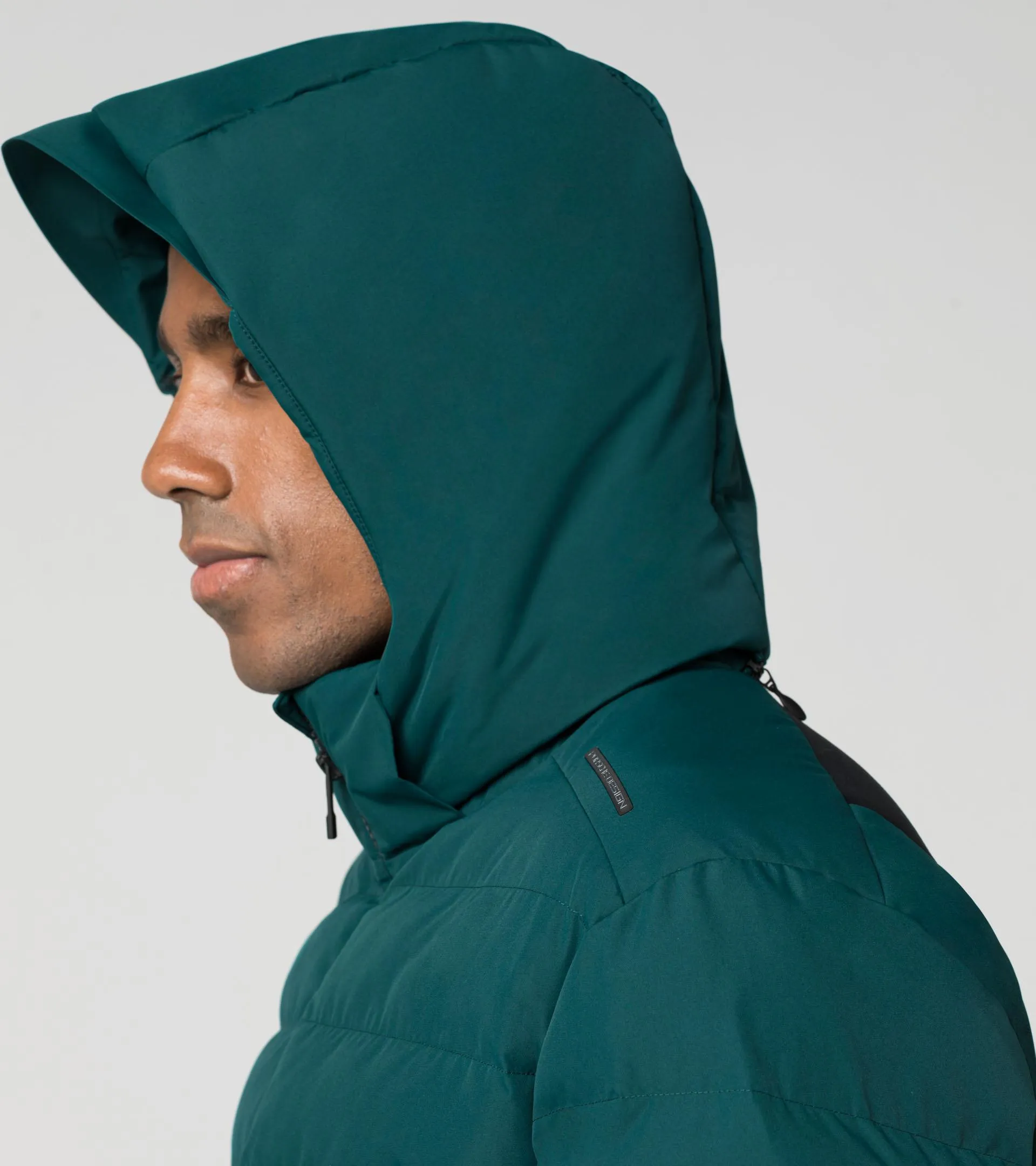 Emerald green padded outlet jacket