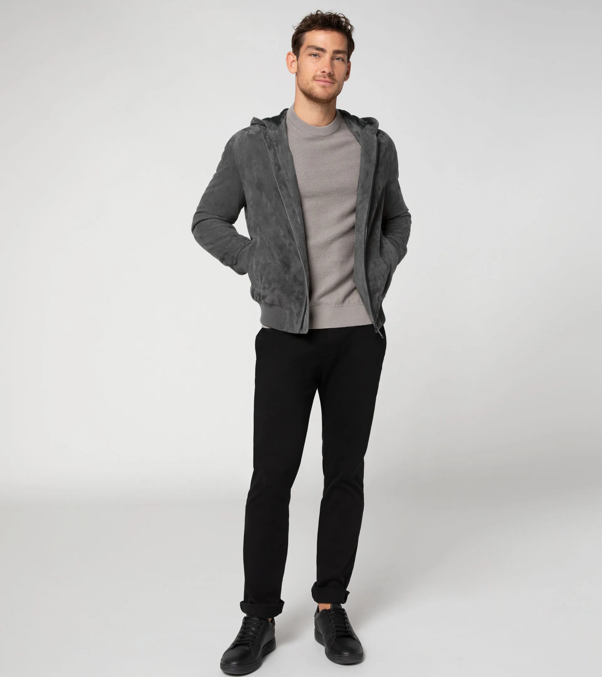 Suede leather jacket 6