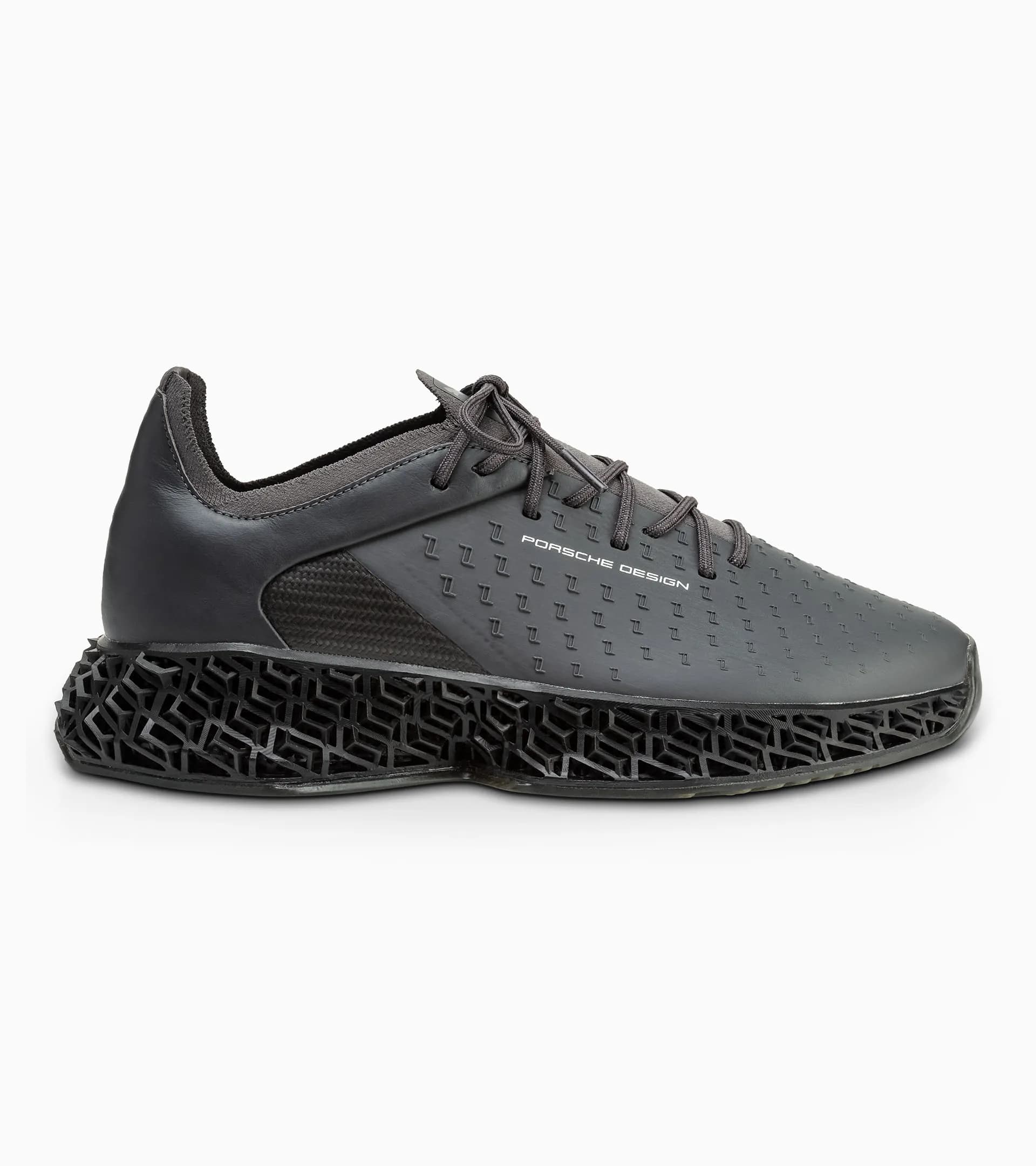 Trainers in leather and best sale carbon fibre