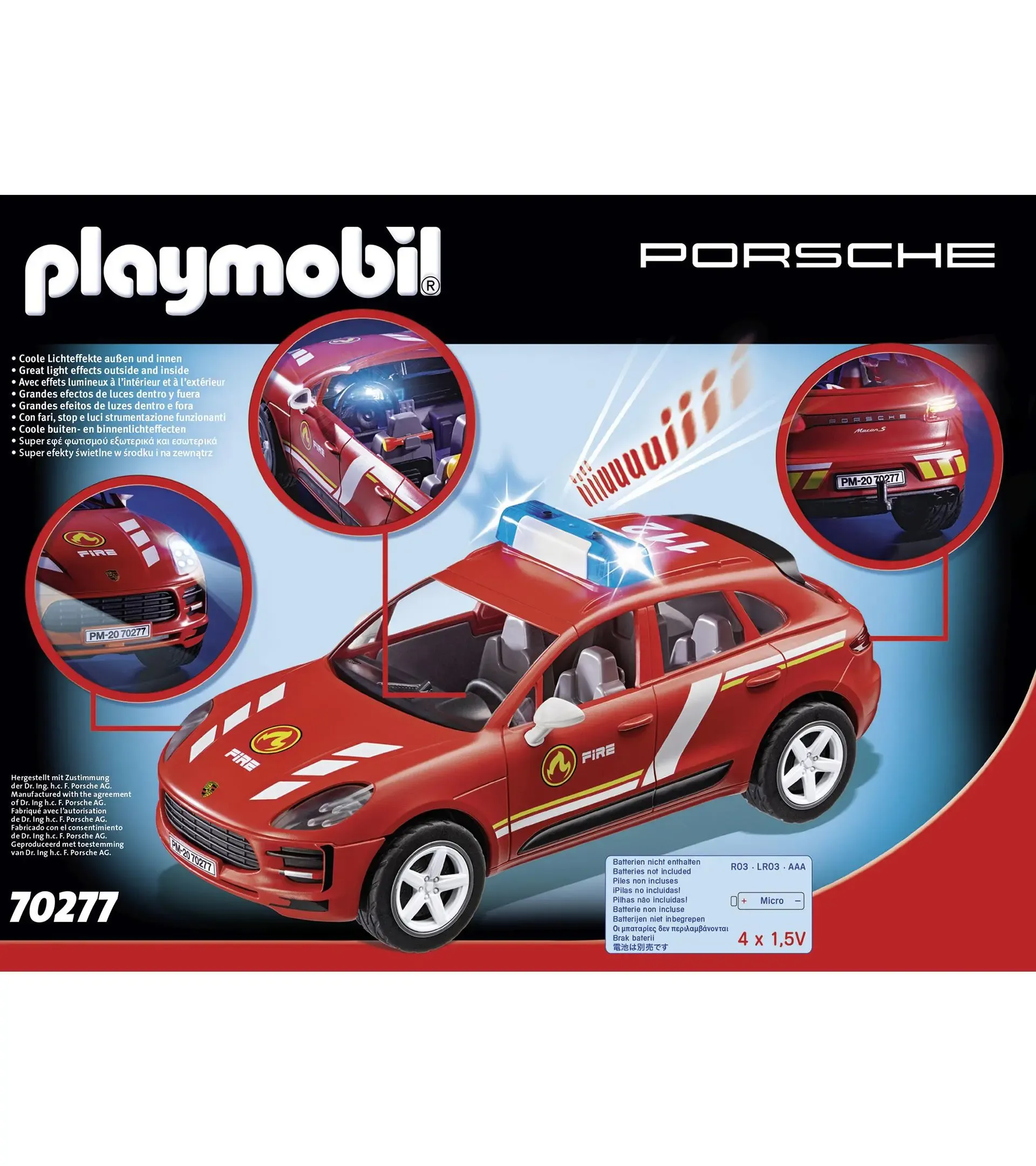PLAYMOBIL-Spielset –  "Feuerwehr"  3