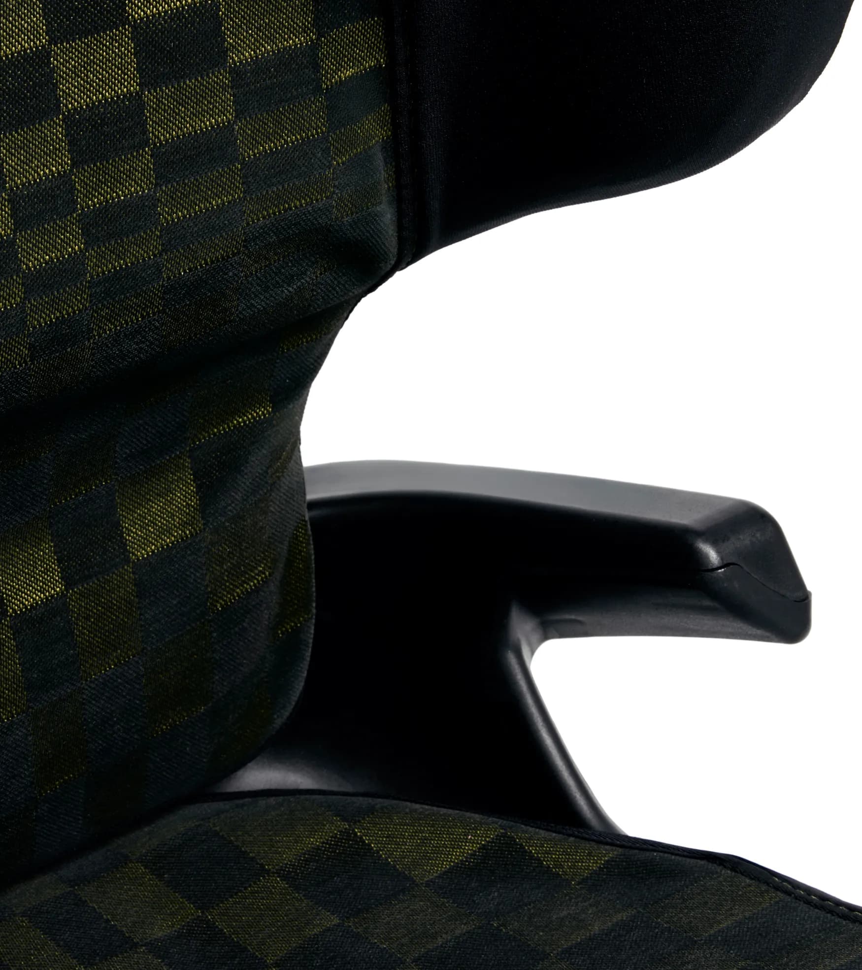 Child seat cover in Pasha Black/Olive Neo design Porsche Junior Seat i-Size 2