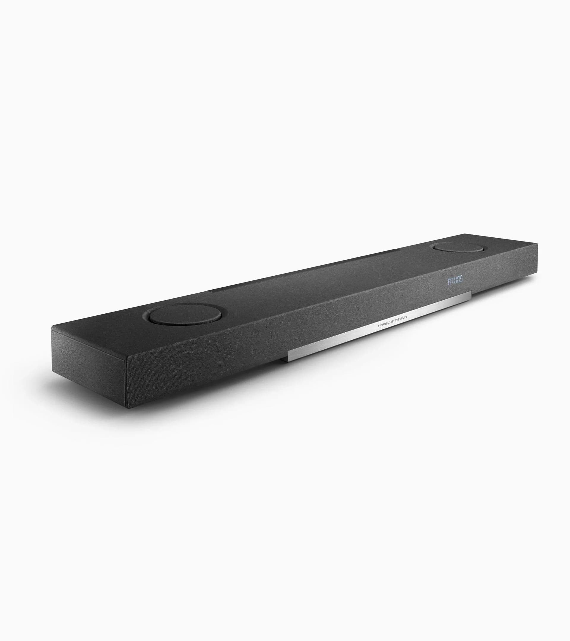 Soundbar with integrated store subwoofer