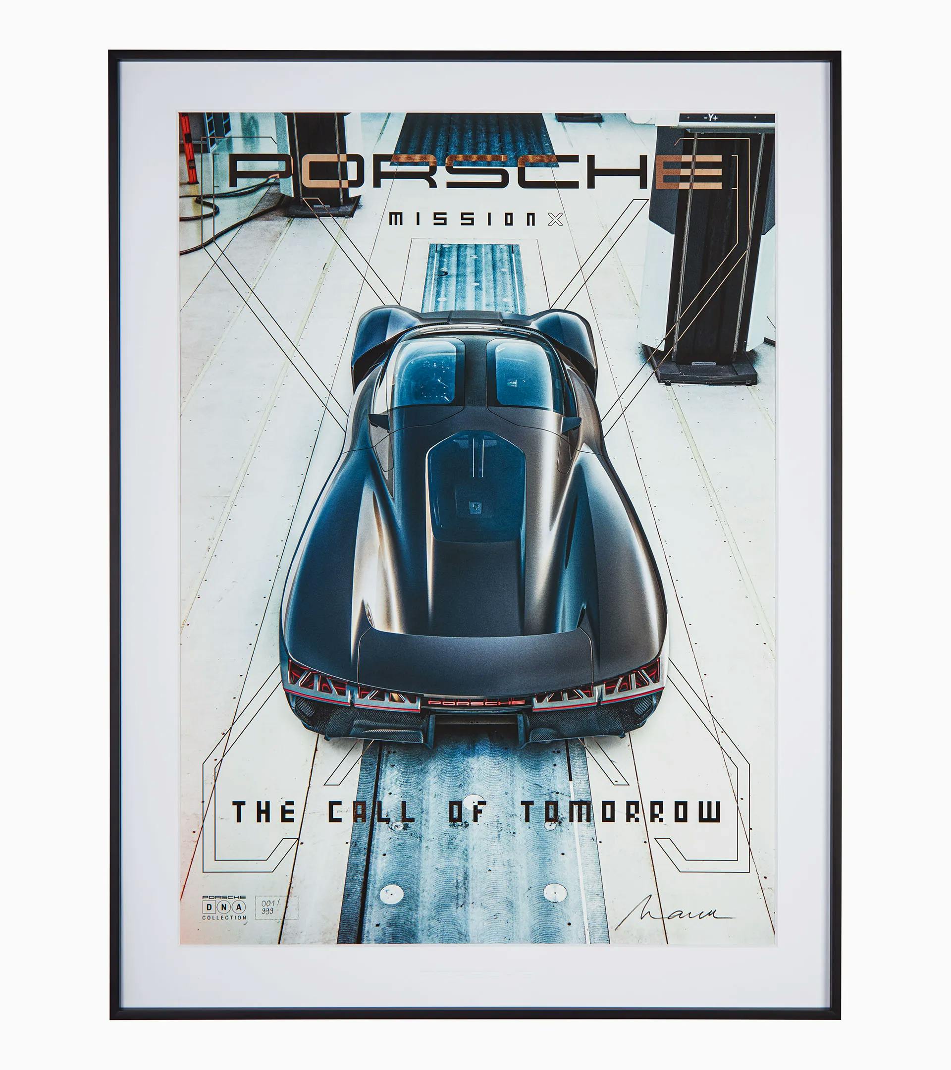 Limited Edition Porsche Mission X - 75 Year Original painting 5/5