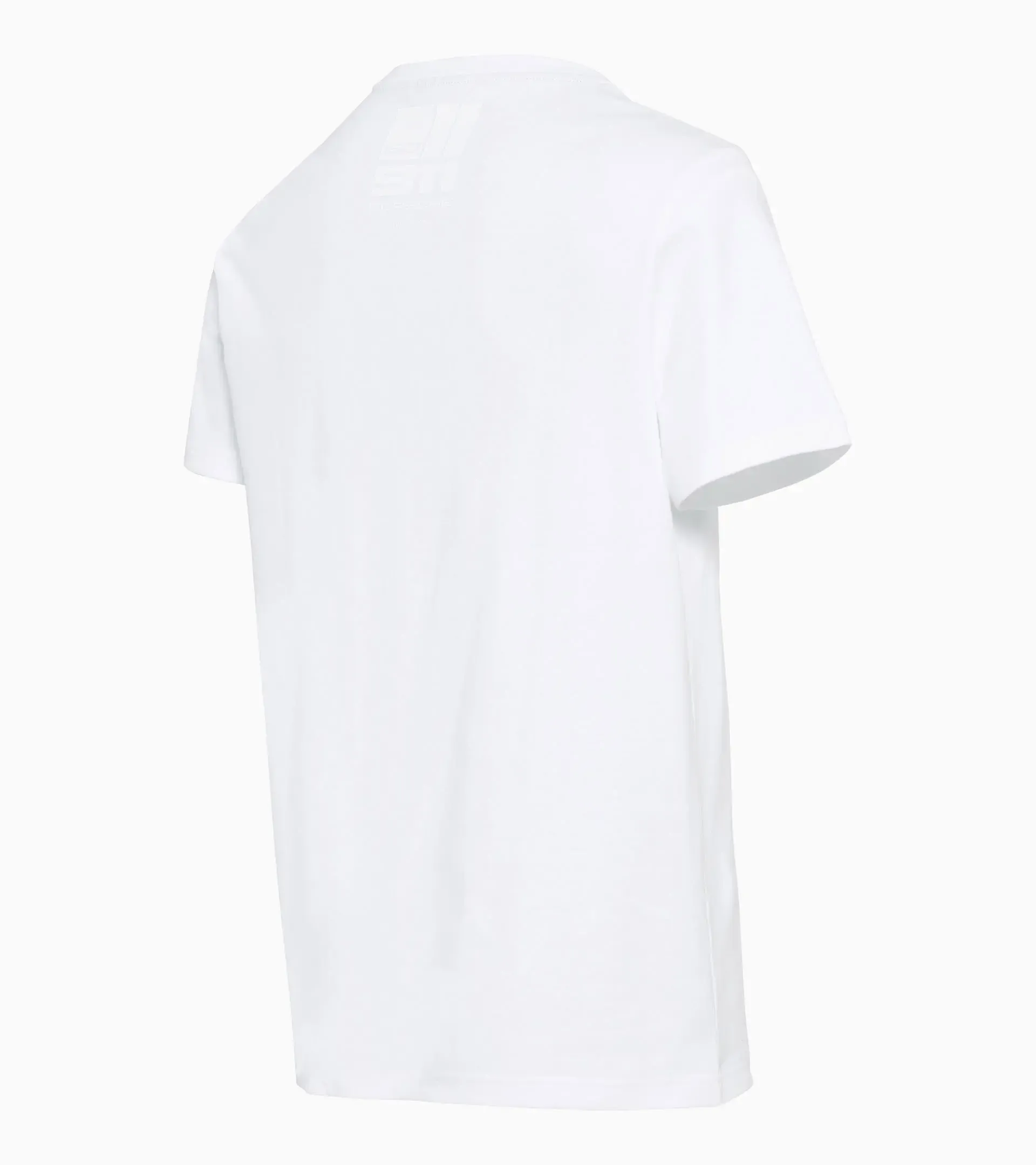 White t shirt outlet with collar