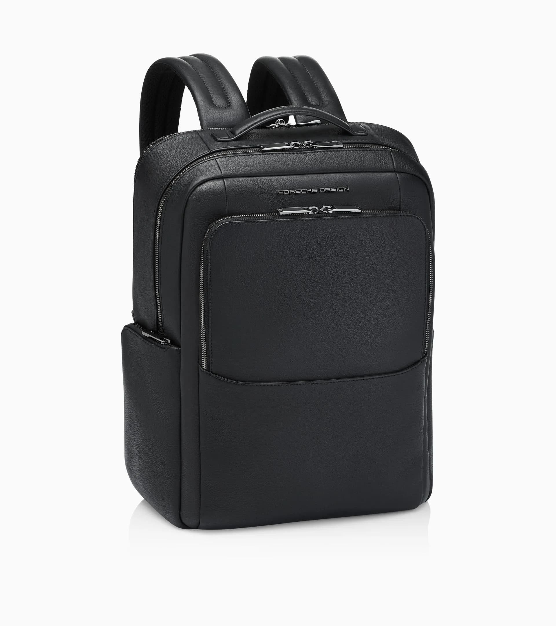 Porsche Design Roadster Leather Large Backpack Black