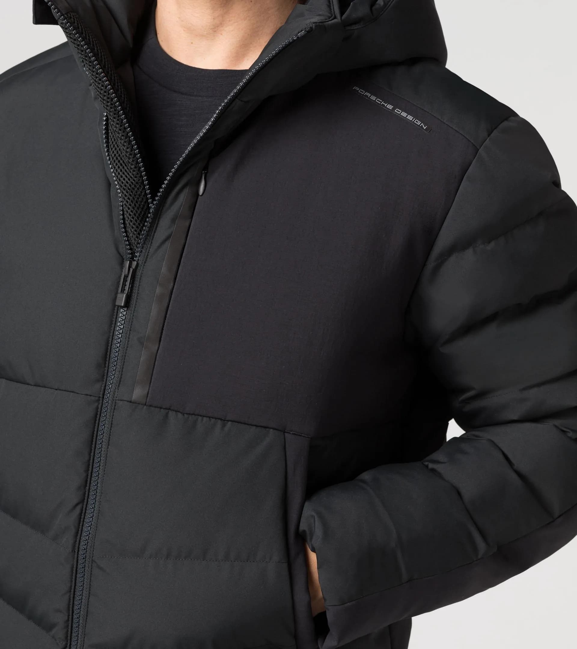 1,5 KG! Parka larga de invierno para hombre, chaqueta acolchada de