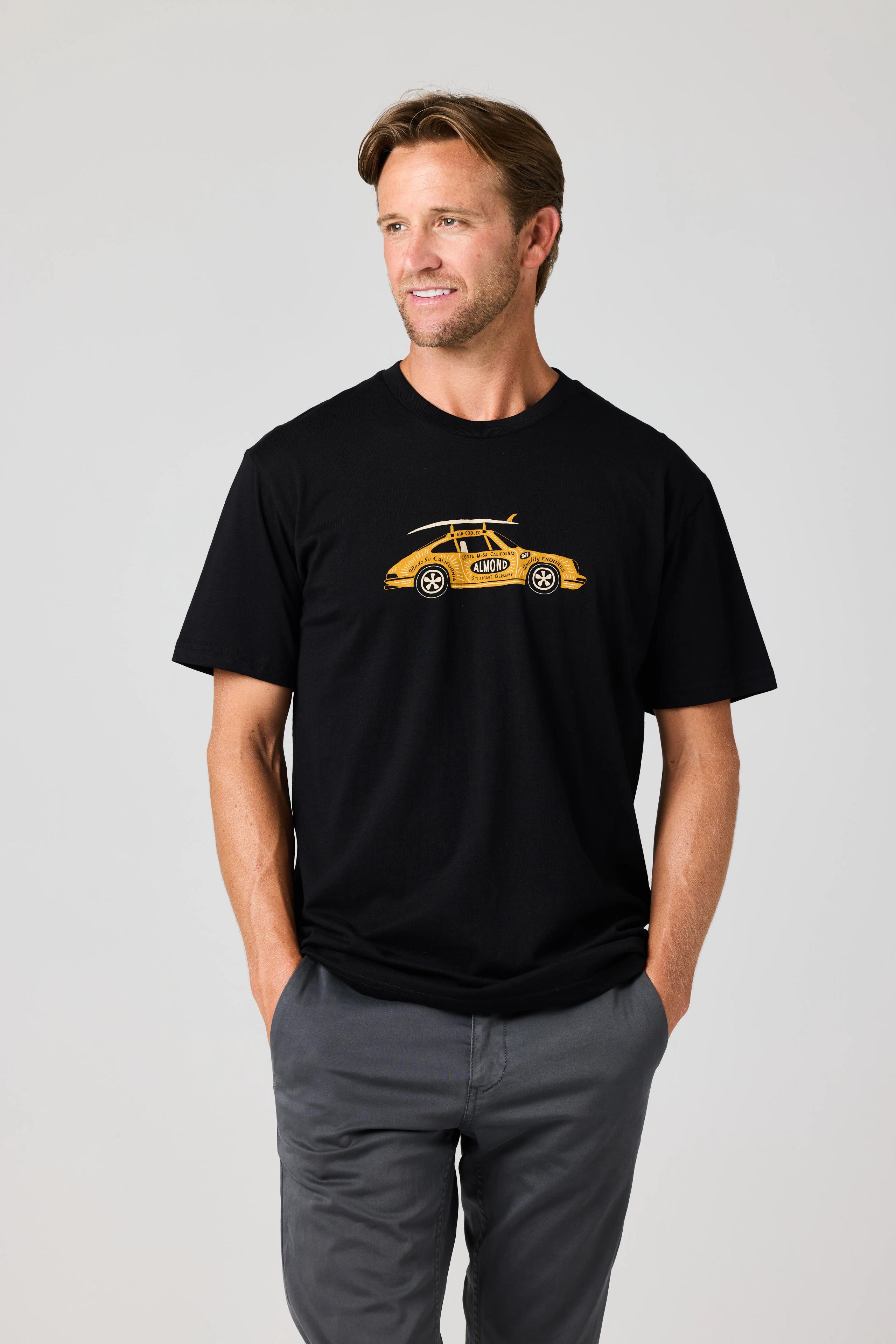 Porsche x Almond T-shirt "Single Fins & Air Cooled Engines" thumbnail 2