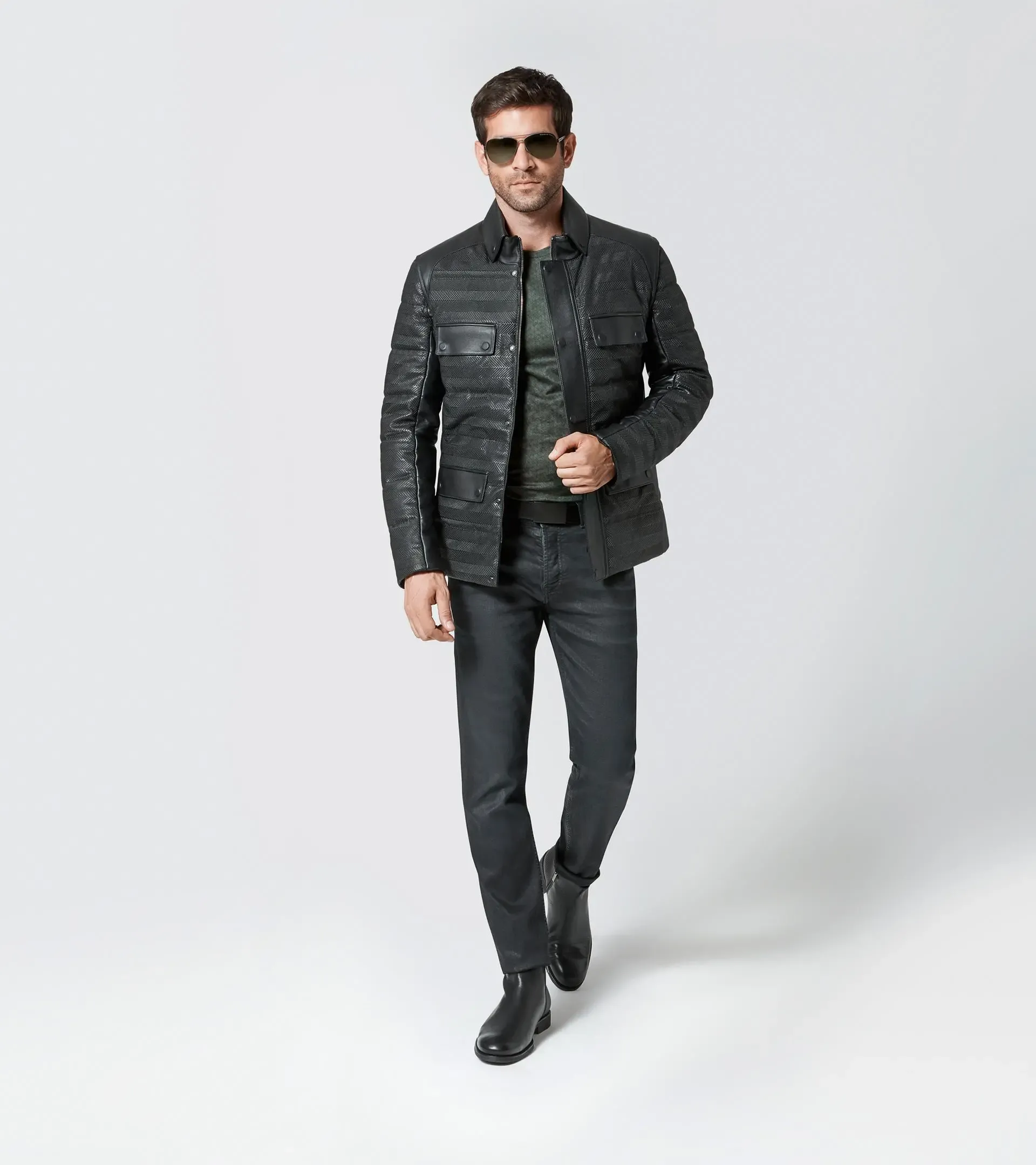 2in1 Leather Hybrid Jacket 7