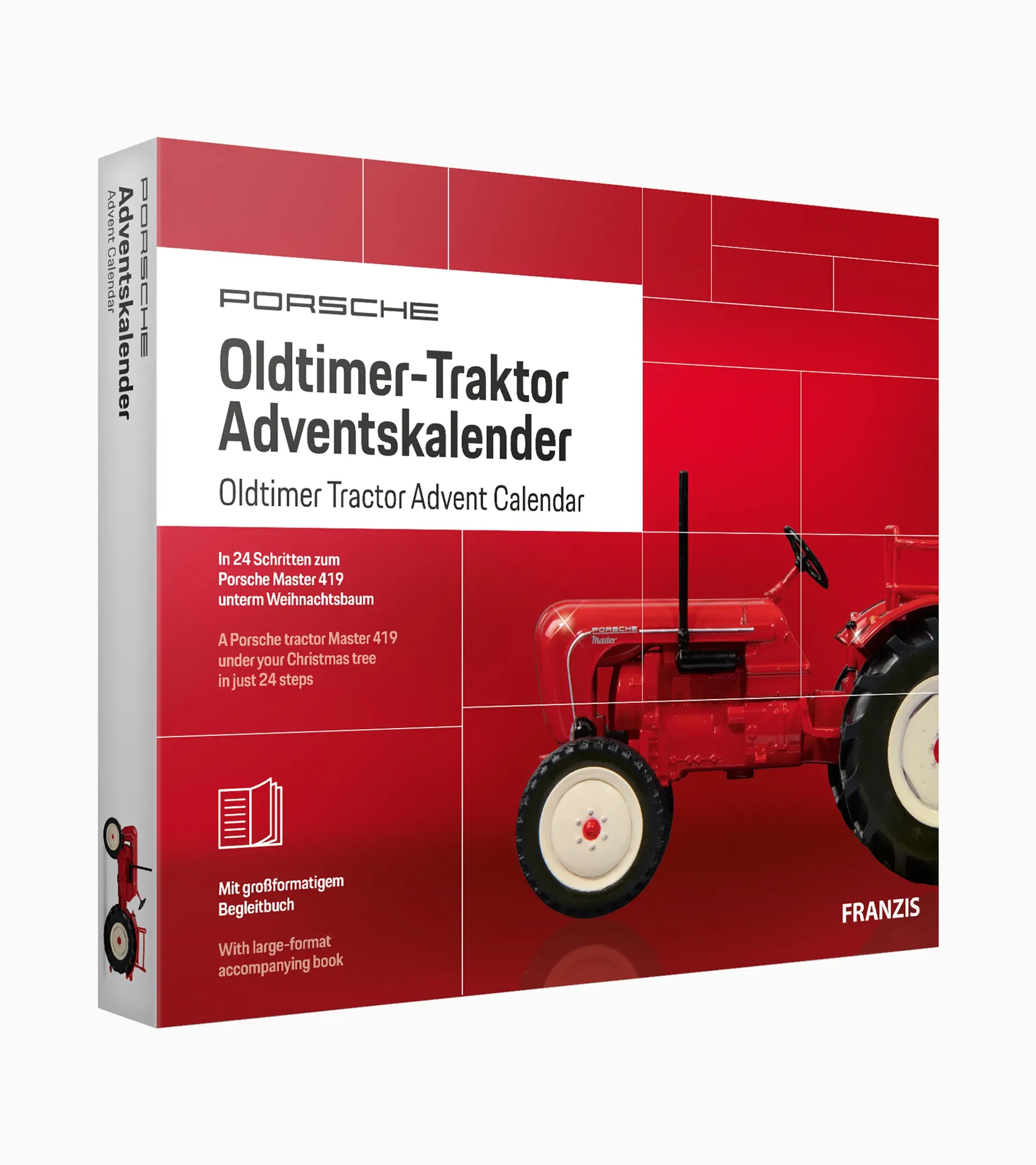 Calendario dell'avvento trattore d'epoca Porsche 1