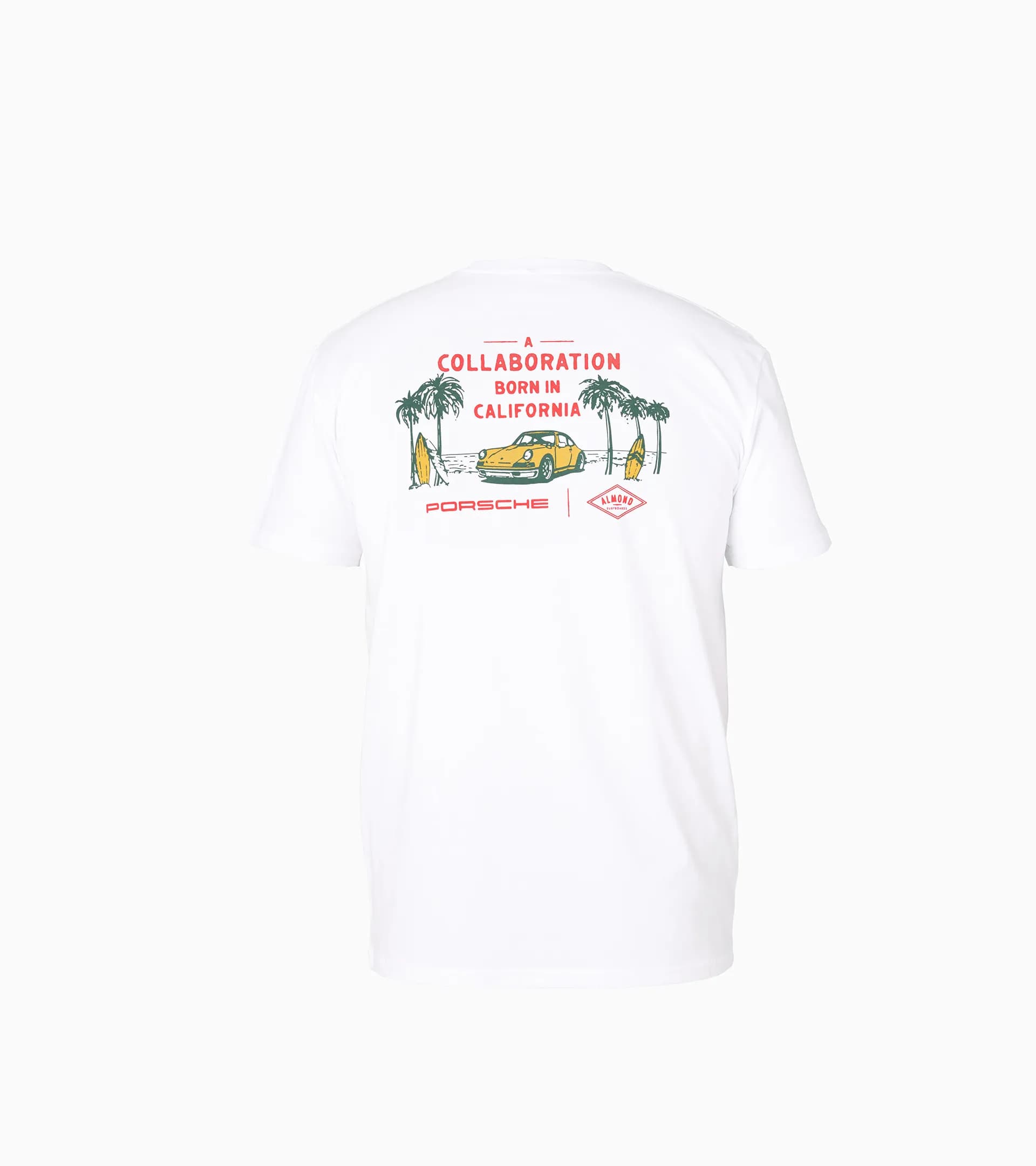 Porsche x Almond T-shirt "A Collaboration Born in California"