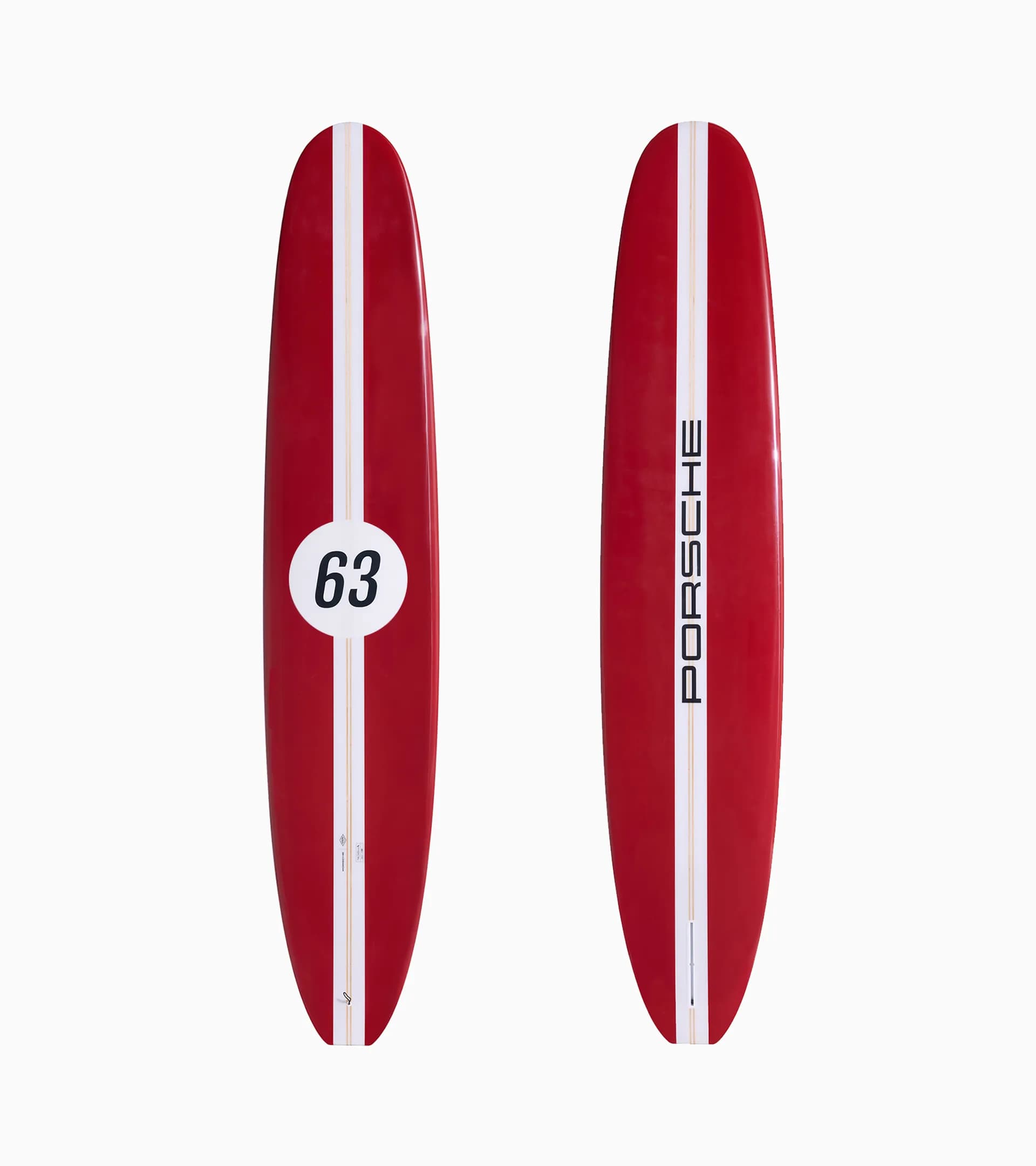 Custom-made Porsche x Almond The Surf Thumb Surfboard (9' 11") 1